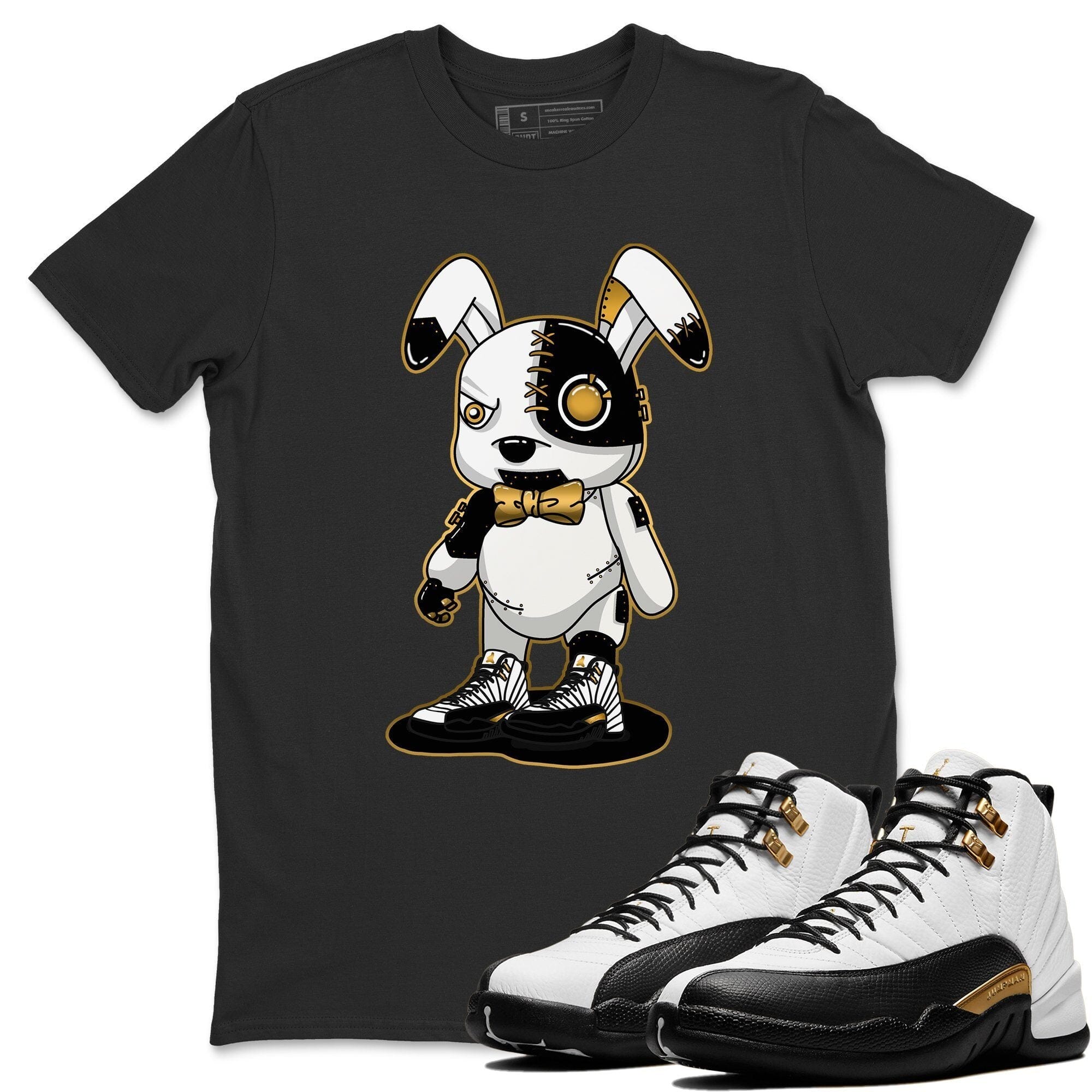 Jordan 12 Royalty Shirt To Match Jordans Cyborg Bunny Sneaker Tees Jordan 12 Royalty Drip Gear Zone Sneaker Matching Clothing Unisex Shirts