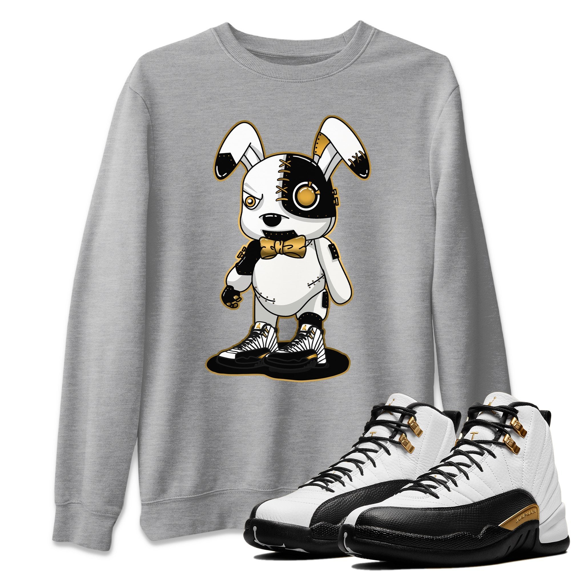 Jordan 12 Royalty Shirt To Match Jordans Cyborg Bunny Sneaker Tees Jordan 12 Royalty Drip Gear Zone Sneaker Matching Clothing Unisex Shirts
