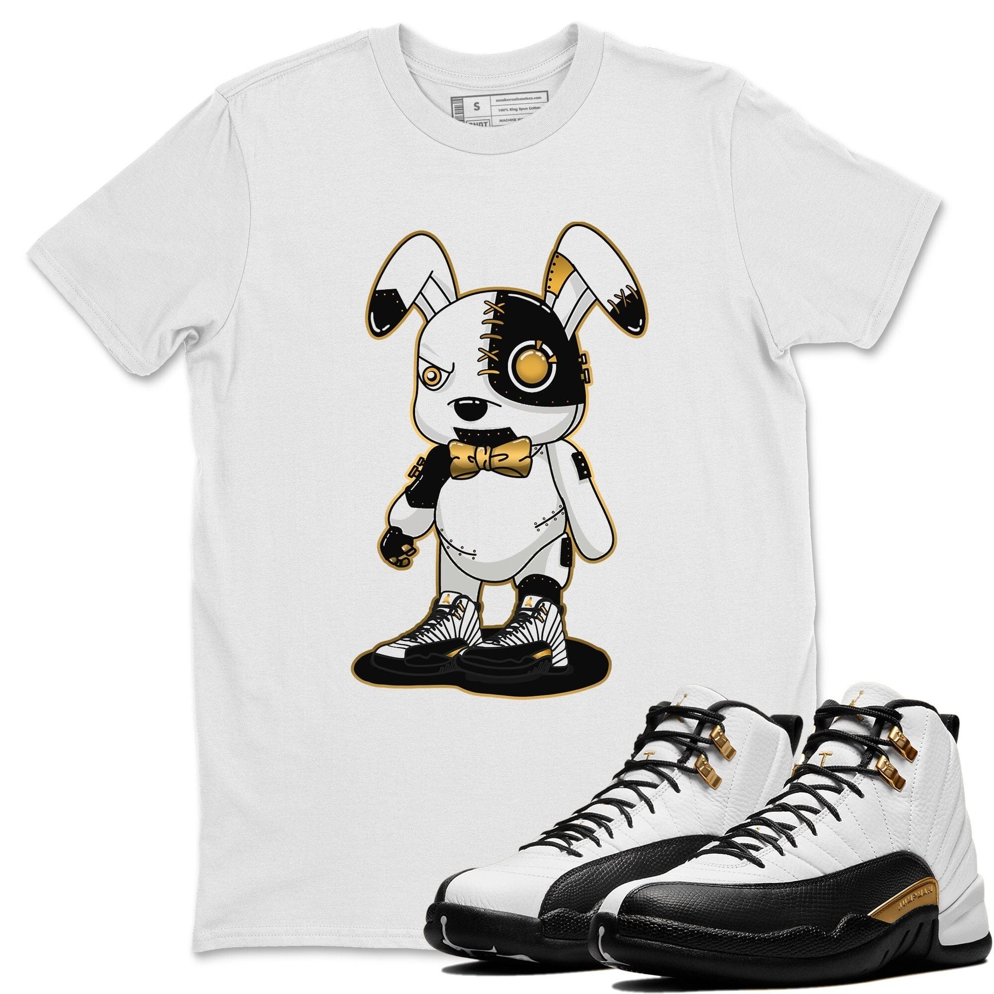 Jordan 12 Royalty Shirt To Match Jordans Cyborg Bunny Sneaker Tees Jordan 12 Royalty Drip Gear Zone Sneaker Matching Clothing Unisex Shirts