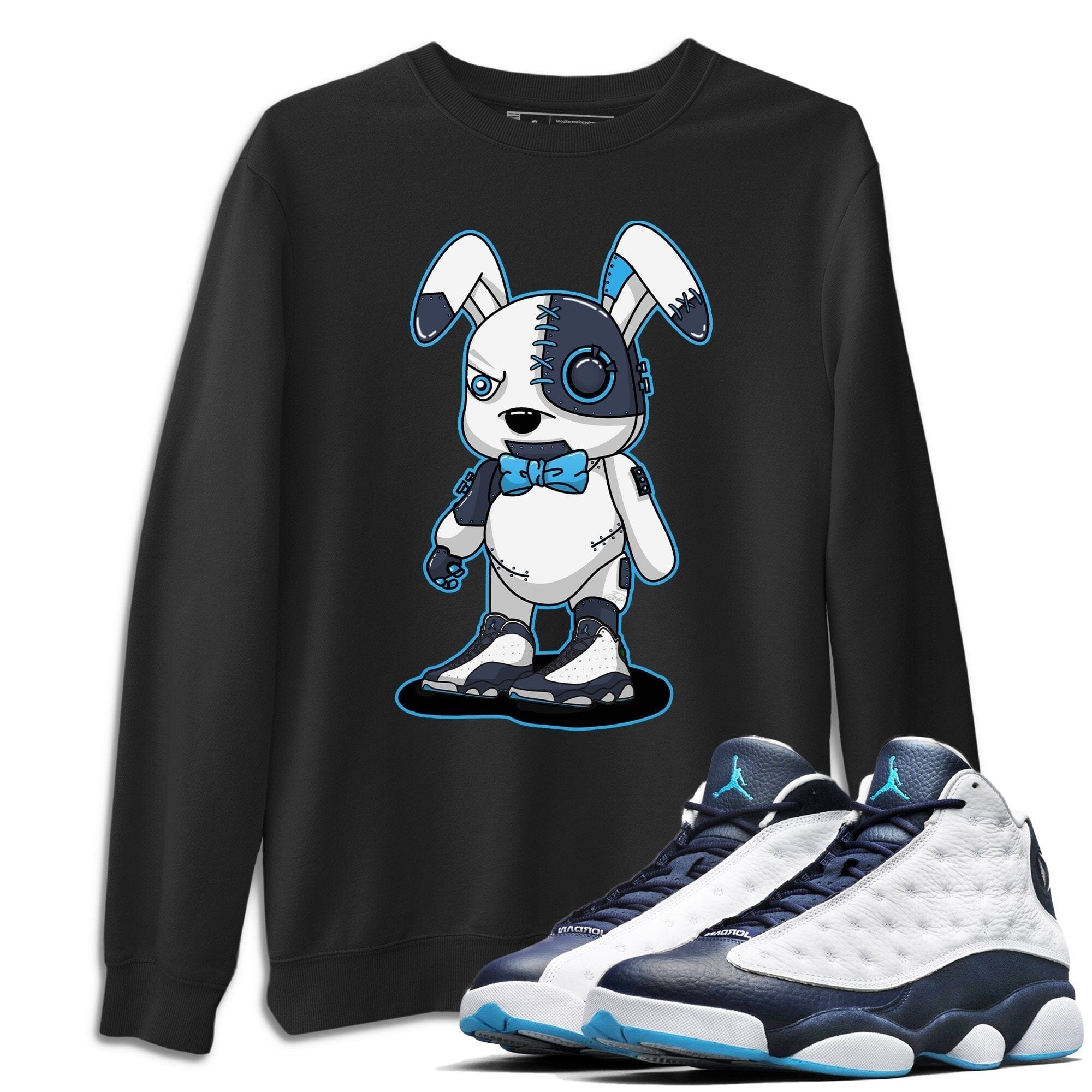 Jordan 13 Obsidian Shirt To Match Jordans Cyborg Bunny Sneaker Tees Jordan 13 Obsidian Drip Gear Zone Sneaker Matching Clothing Unisex Shirts