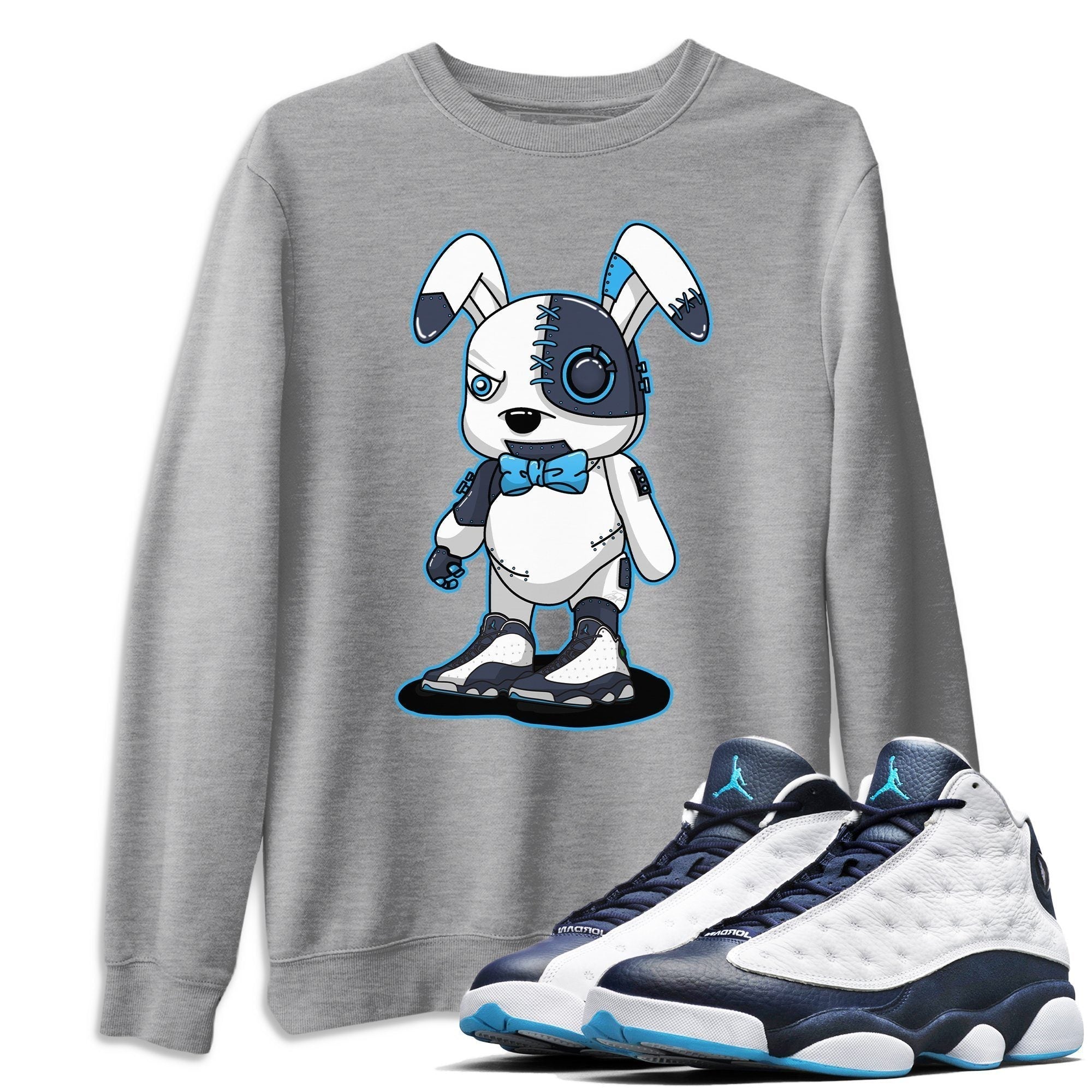 Jordan 13 Obsidian Shirt To Match Jordans Cyborg Bunny Sneaker Tees Jordan 13 Obsidian Drip Gear Zone Sneaker Matching Clothing Unisex Shirts