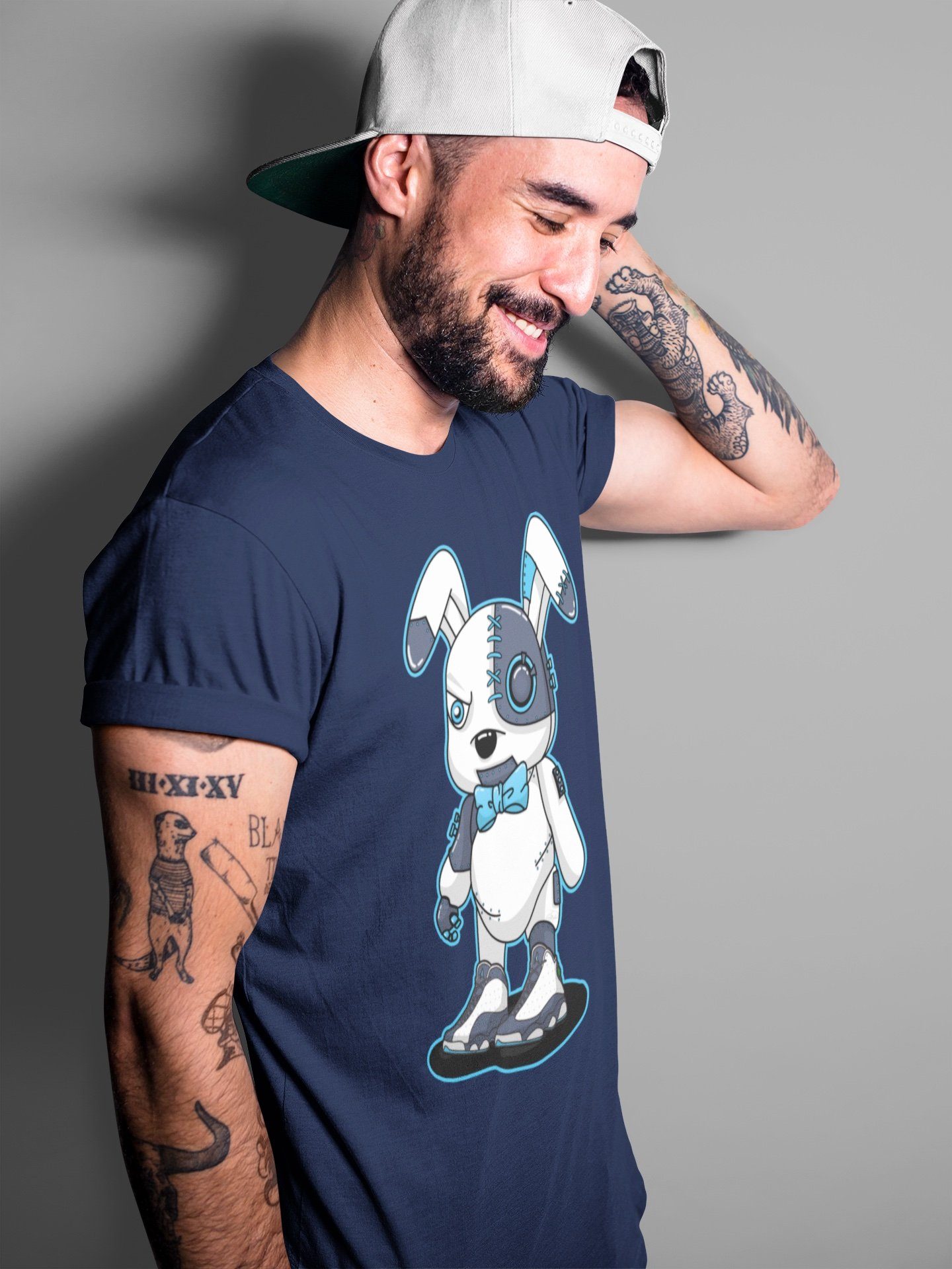 Jordan 13 Obsidian Shirt To Match Jordans Cyborg Bunny Sneaker Tees Jordan 13 Obsidian Drip Gear Zone Sneaker Matching Clothing Unisex Shirts