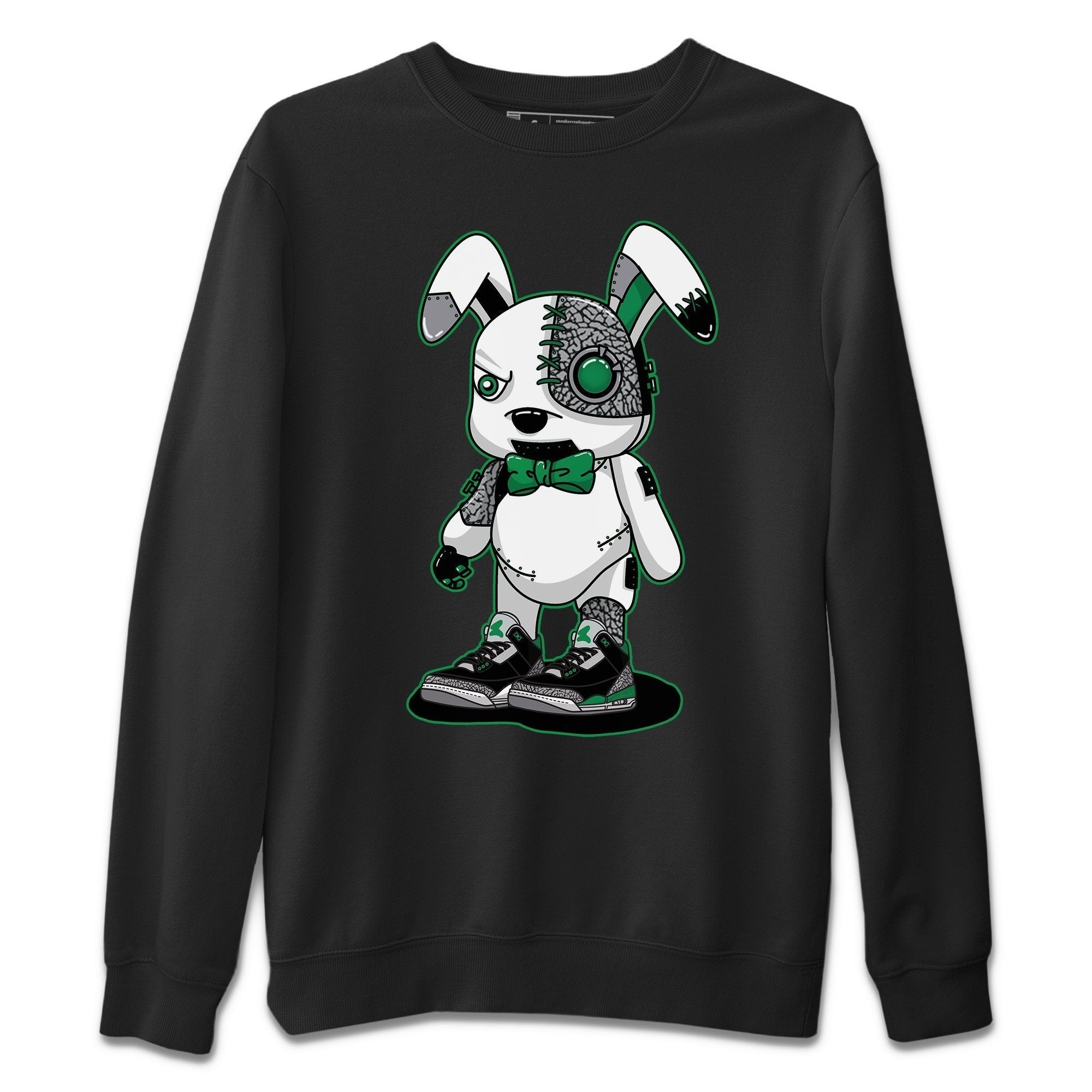 Jordan 3 Pine Green Shirt To Match Jordans Cyborg Bunny Sneaker Tees Jordan 3 Pine Green Drip Gear Zone Sneaker Matching Clothing Unisex Shirts