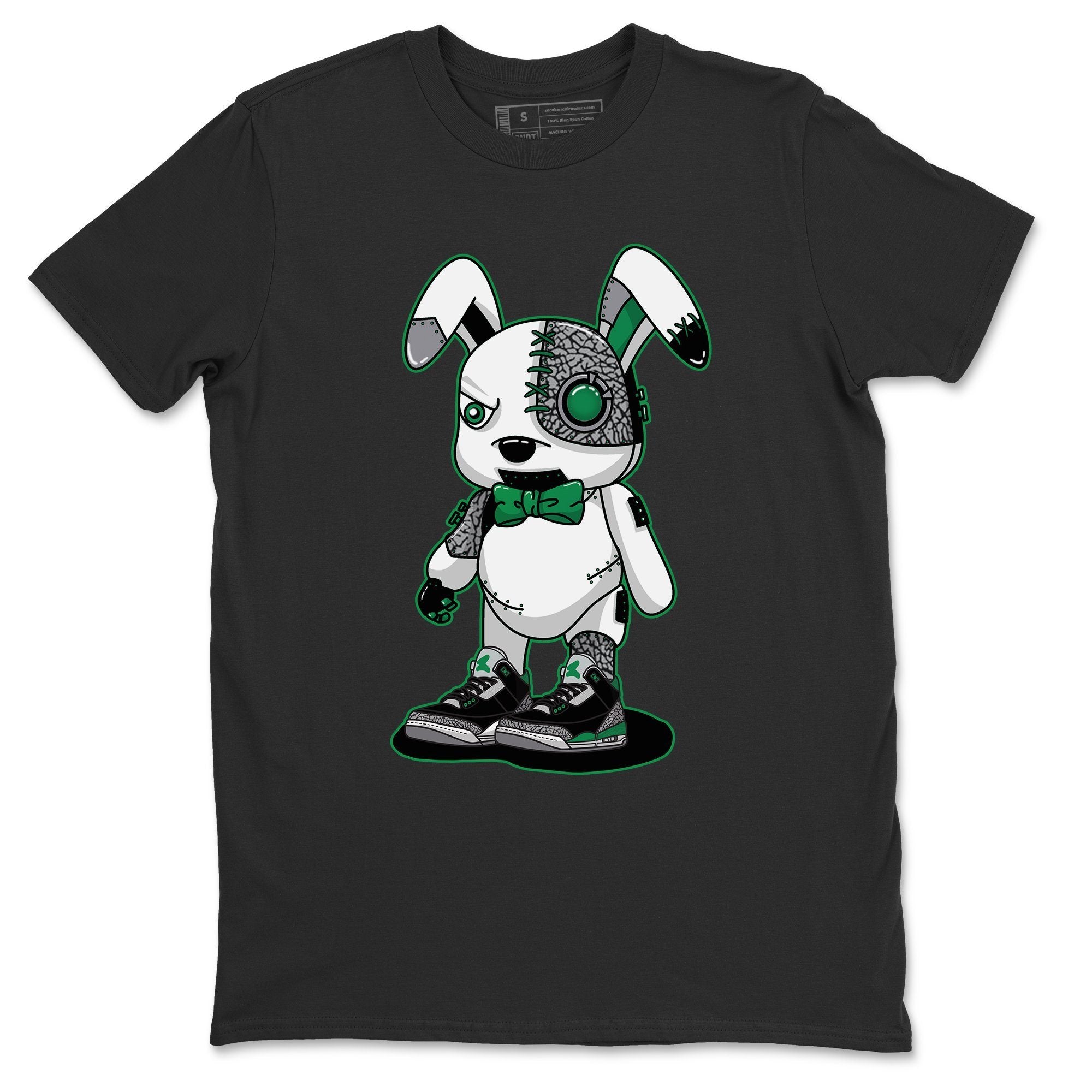 Jordan 3 Pine Green Shirt To Match Jordans Cyborg Bunny Sneaker Tees Jordan 3 Pine Green Drip Gear Zone Sneaker Matching Clothing Unisex Shirts