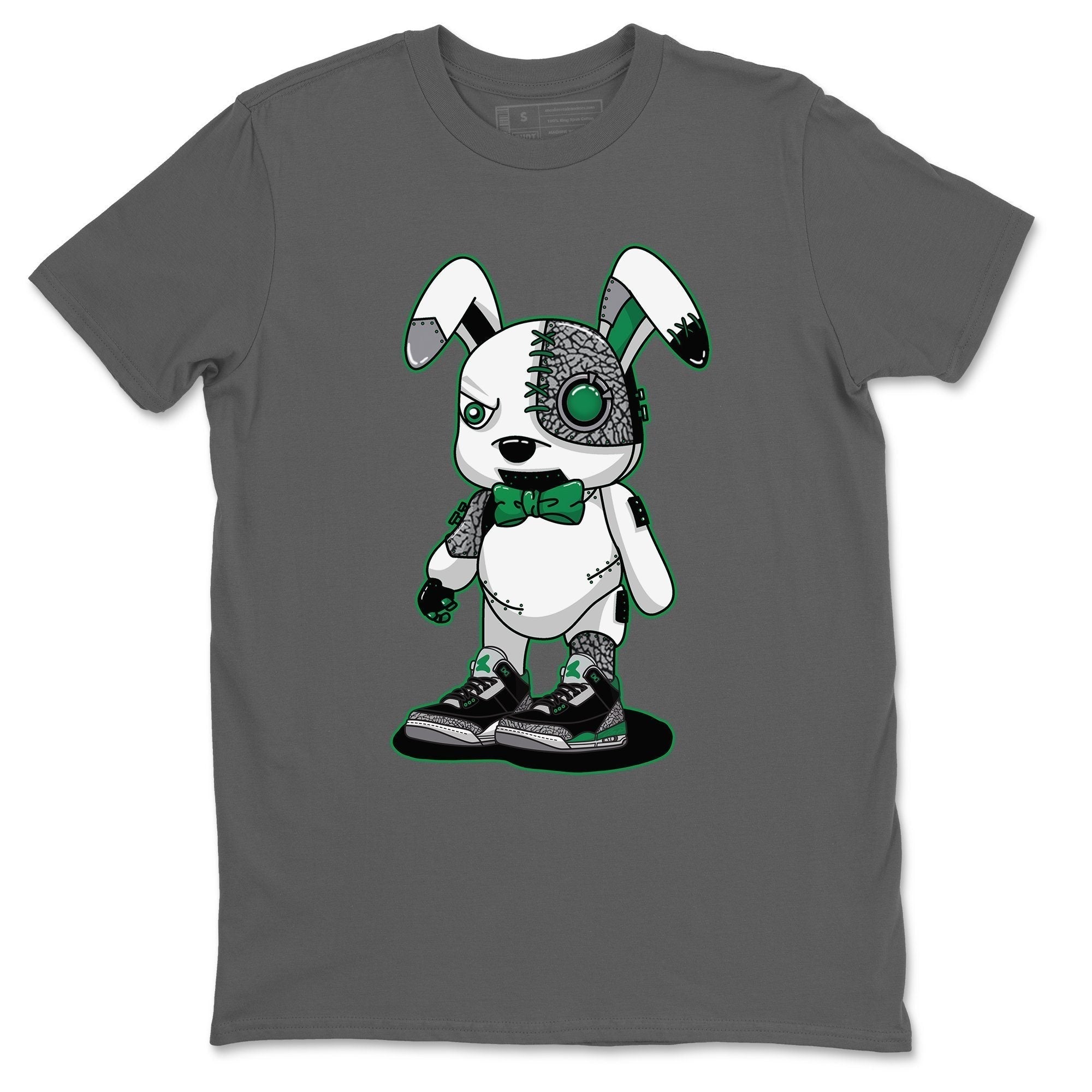 Jordan 3 Pine Green Shirt To Match Jordans Cyborg Bunny Sneaker Tees Jordan 3 Pine Green Drip Gear Zone Sneaker Matching Clothing Unisex Shirts