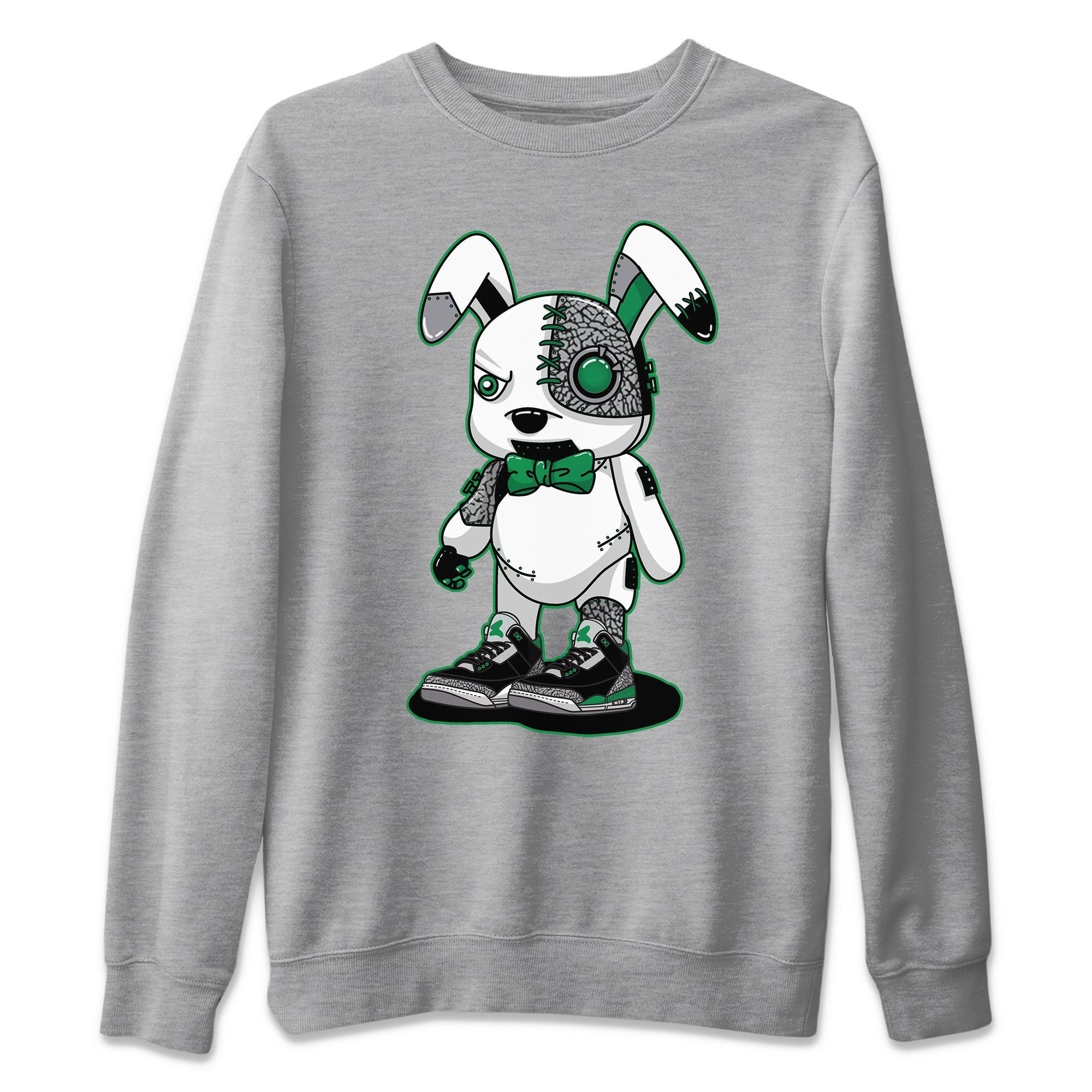 Jordan 3 Pine Green Shirt To Match Jordans Cyborg Bunny Sneaker Tees Jordan 3 Pine Green Drip Gear Zone Sneaker Matching Clothing Unisex Shirts