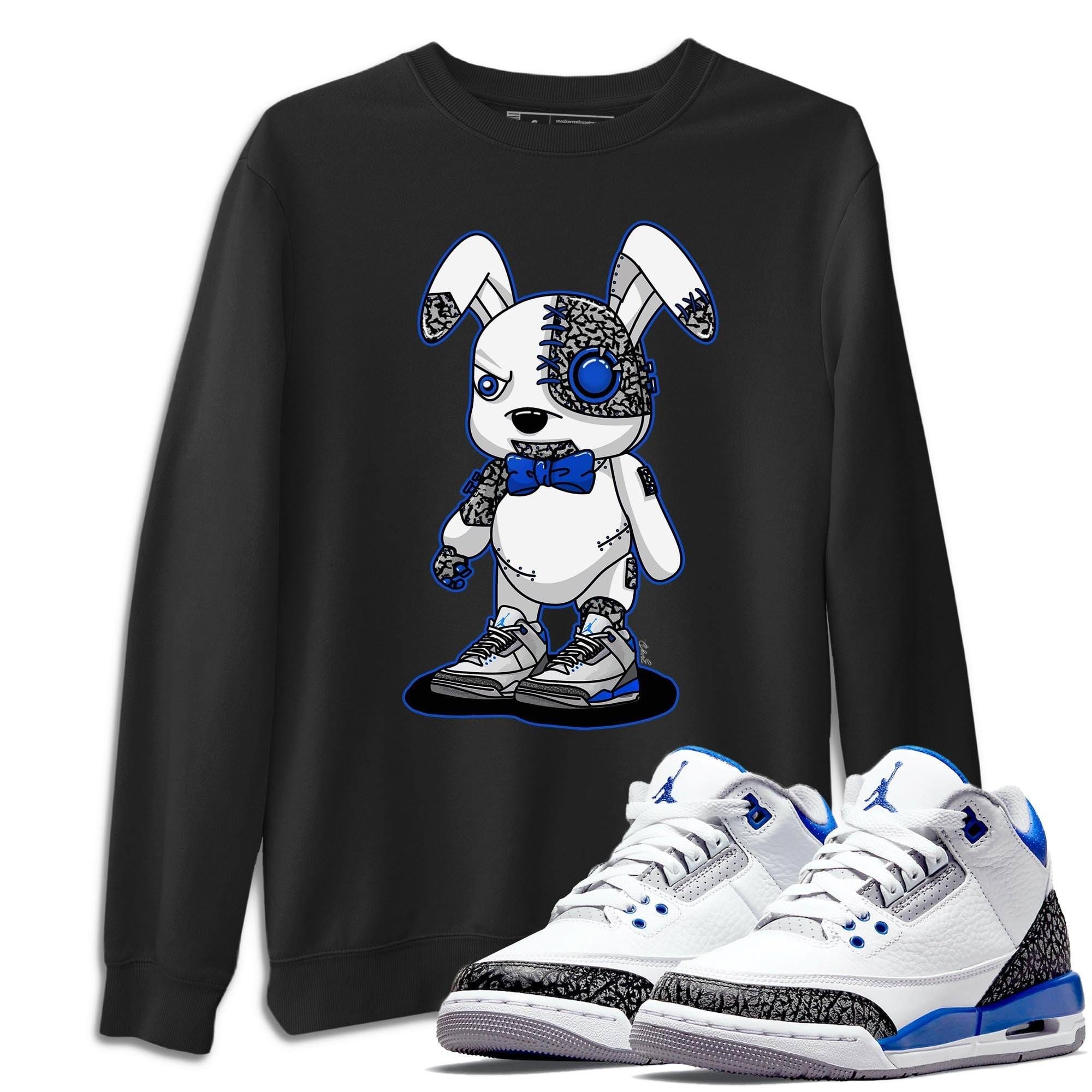 Jordan 3 Racer Blue Shirt To Match Jordans Cyborg Bunny Sneaker Tees Jordan 3 Racer Blue Drip Gear Zone Sneaker Matching Clothing Unisex Shirts