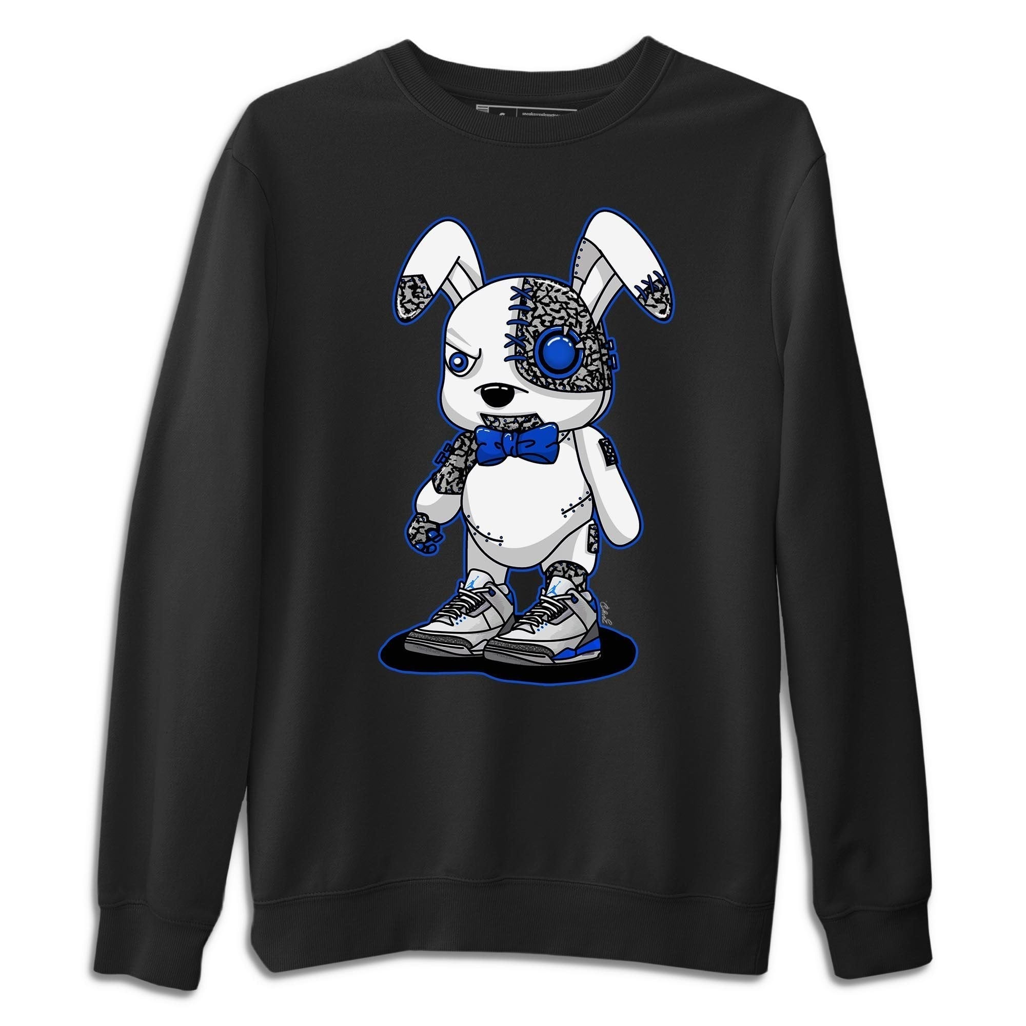 Jordan 3 Racer Blue Shirt To Match Jordans Cyborg Bunny Sneaker Tees Jordan 3 Racer Blue Drip Gear Zone Sneaker Matching Clothing Unisex Shirts