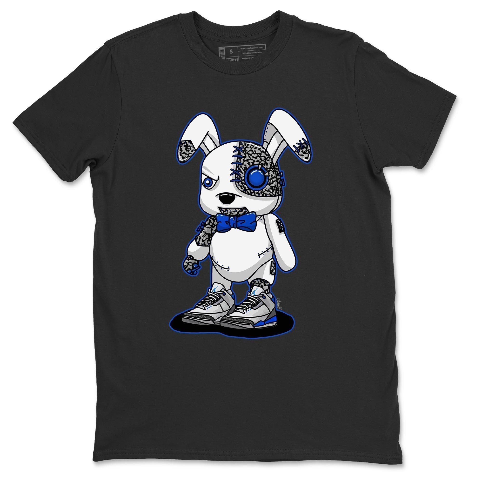 Jordan 3 Racer Blue Shirt To Match Jordans Cyborg Bunny Sneaker Tees Jordan 3 Racer Blue Drip Gear Zone Sneaker Matching Clothing Unisex Shirts