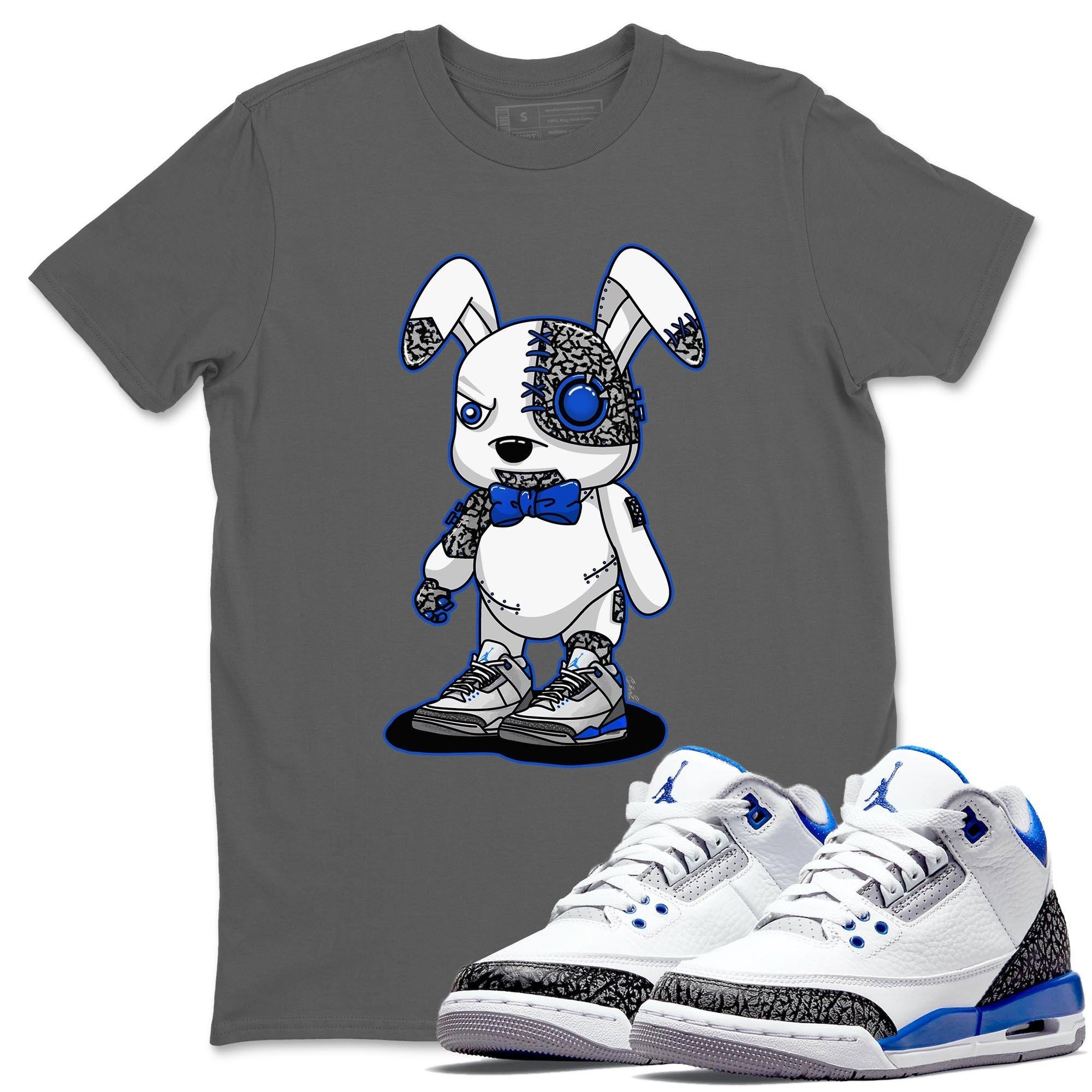 Jordan 3 Racer Blue Shirt To Match Jordans Cyborg Bunny Sneaker Tees Jordan 3 Racer Blue Drip Gear Zone Sneaker Matching Clothing Unisex Shirts