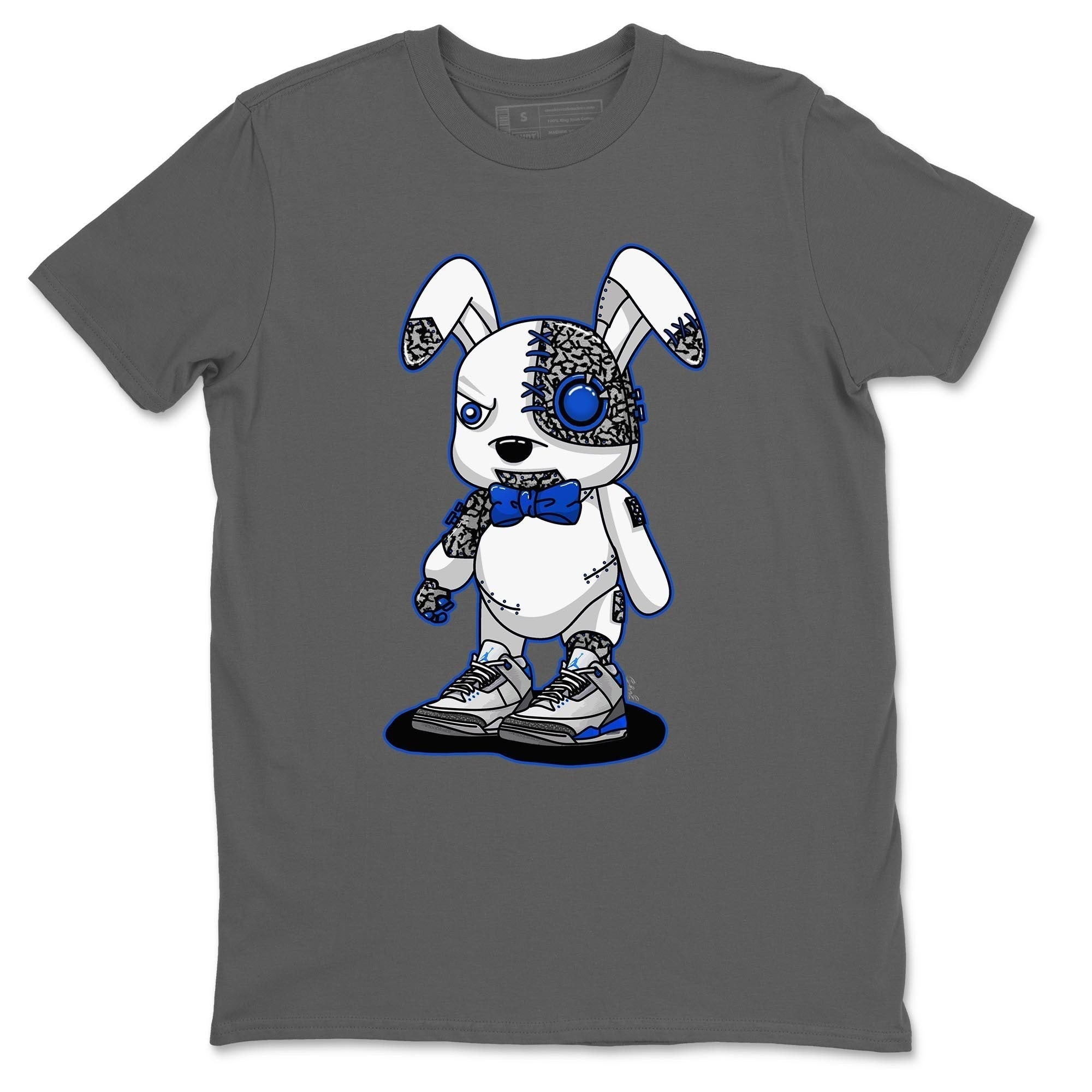 Jordan 3 Racer Blue Shirt To Match Jordans Cyborg Bunny Sneaker Tees Jordan 3 Racer Blue Drip Gear Zone Sneaker Matching Clothing Unisex Shirts