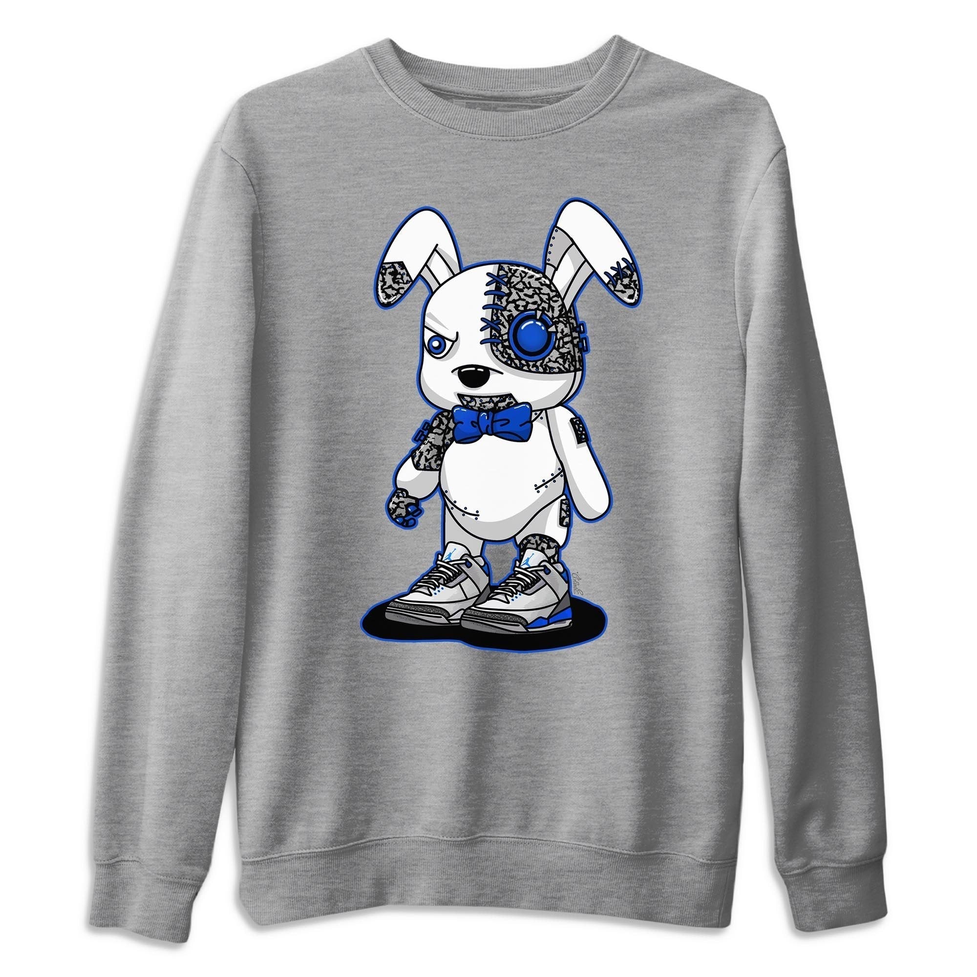 Jordan 3 Racer Blue Shirt To Match Jordans Cyborg Bunny Sneaker Tees Jordan 3 Racer Blue Drip Gear Zone Sneaker Matching Clothing Unisex Shirts