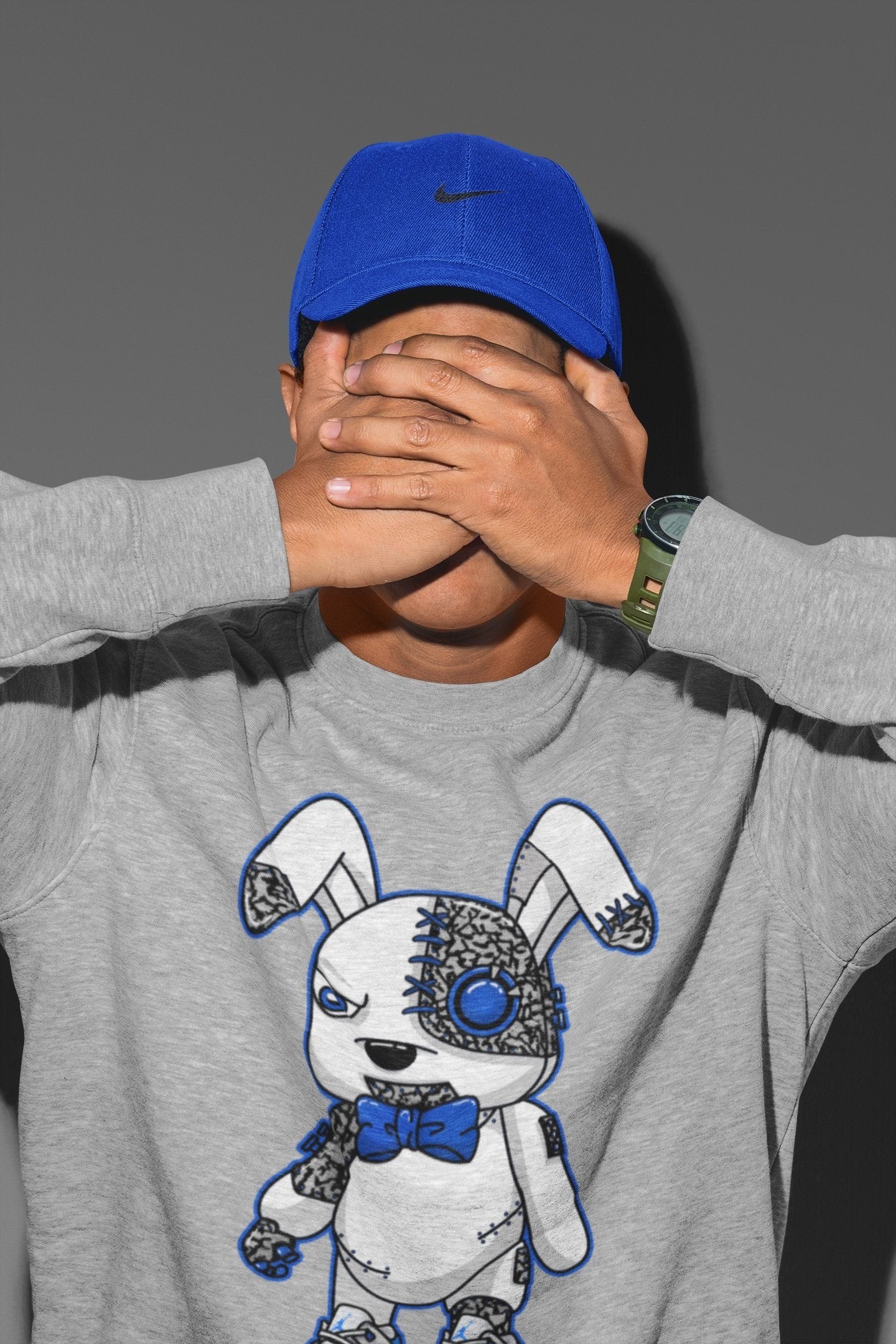 Jordan 3 Racer Blue Shirt To Match Jordans Cyborg Bunny Sneaker Tees Jordan 3 Racer Blue Drip Gear Zone Sneaker Matching Clothing Unisex Shirts