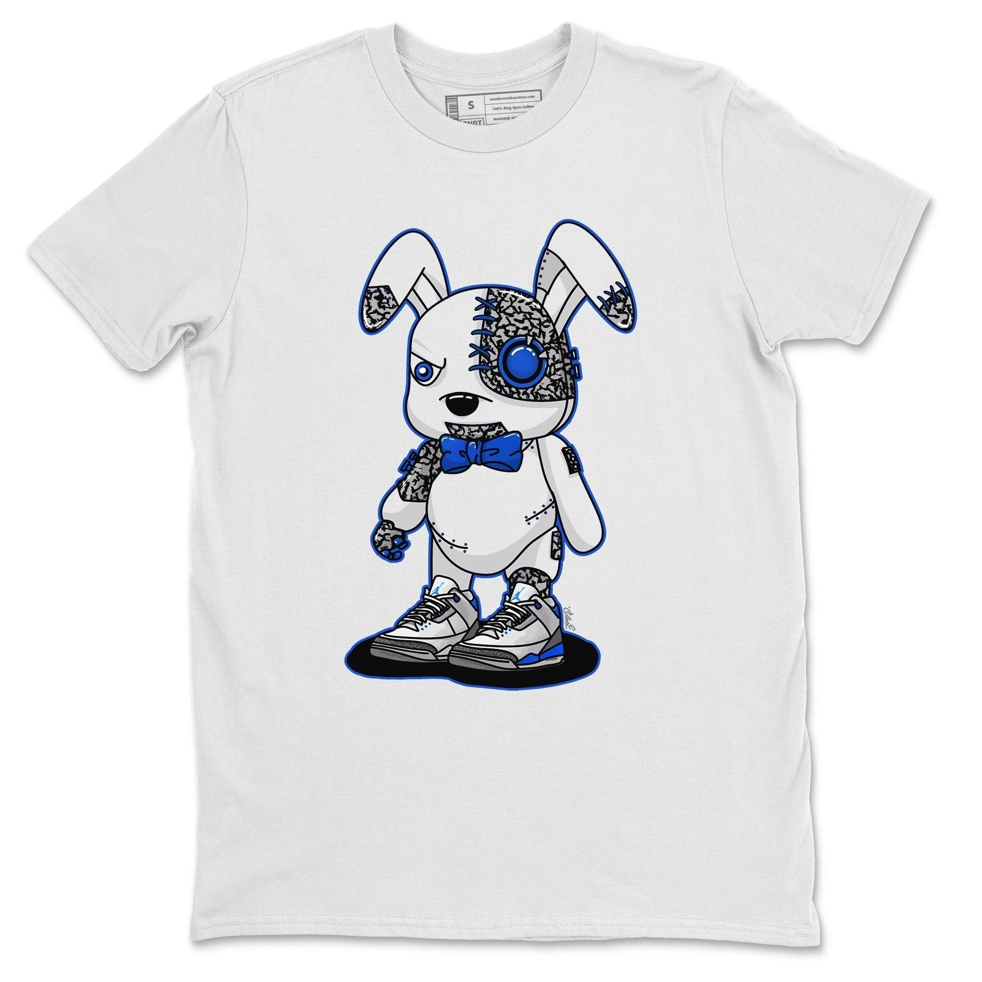 Jordan 3 Racer Blue Shirt To Match Jordans Cyborg Bunny Sneaker Tees Jordan 3 Racer Blue Drip Gear Zone Sneaker Matching Clothing Unisex Shirts