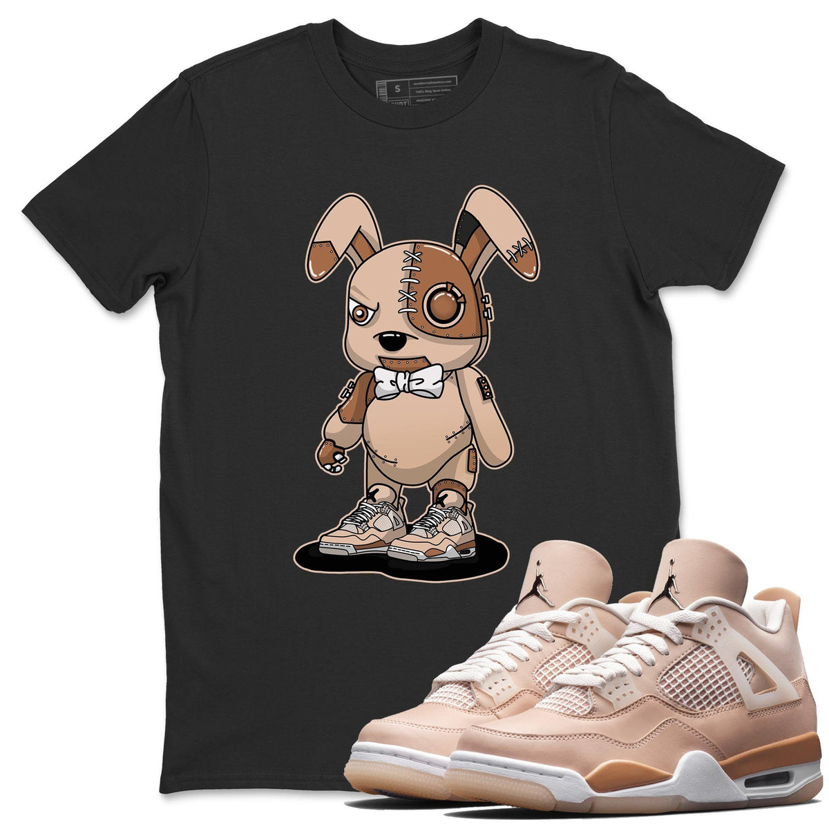 Jordan 4 Shimmer Shirt To Match Jordans Cyborg Bunny Sneaker Tees Jordan 4 Shimmer Drip Gear Zone Sneaker Matching Clothing Unisex Shirts