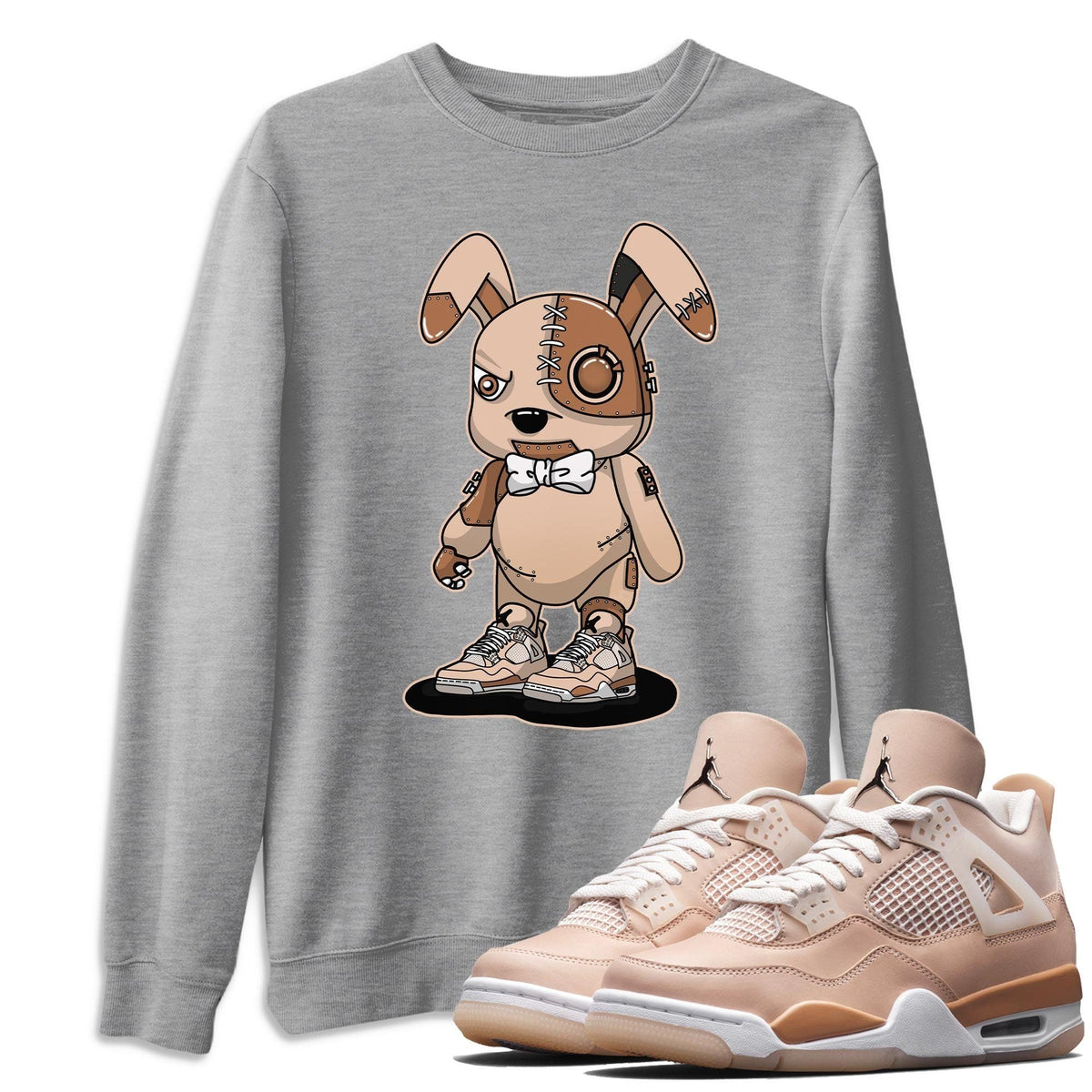 Jordan 4 Shimmer Shirt To Match Jordans Cyborg Bunny Sneaker Tees Jordan 4 Shimmer Drip Gear Zone Sneaker Matching Clothing Unisex Shirts