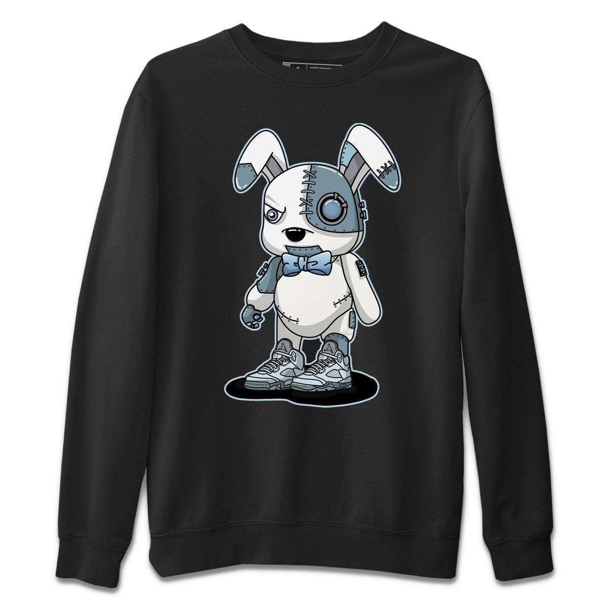 Jordan 5 Blue Bird Shirt To Match Jordans Cyborg Bunny Sneaker Tees Jordan 5 Blue Bird Drip Gear Zone Sneaker Matching Clothing Unisex Shirts