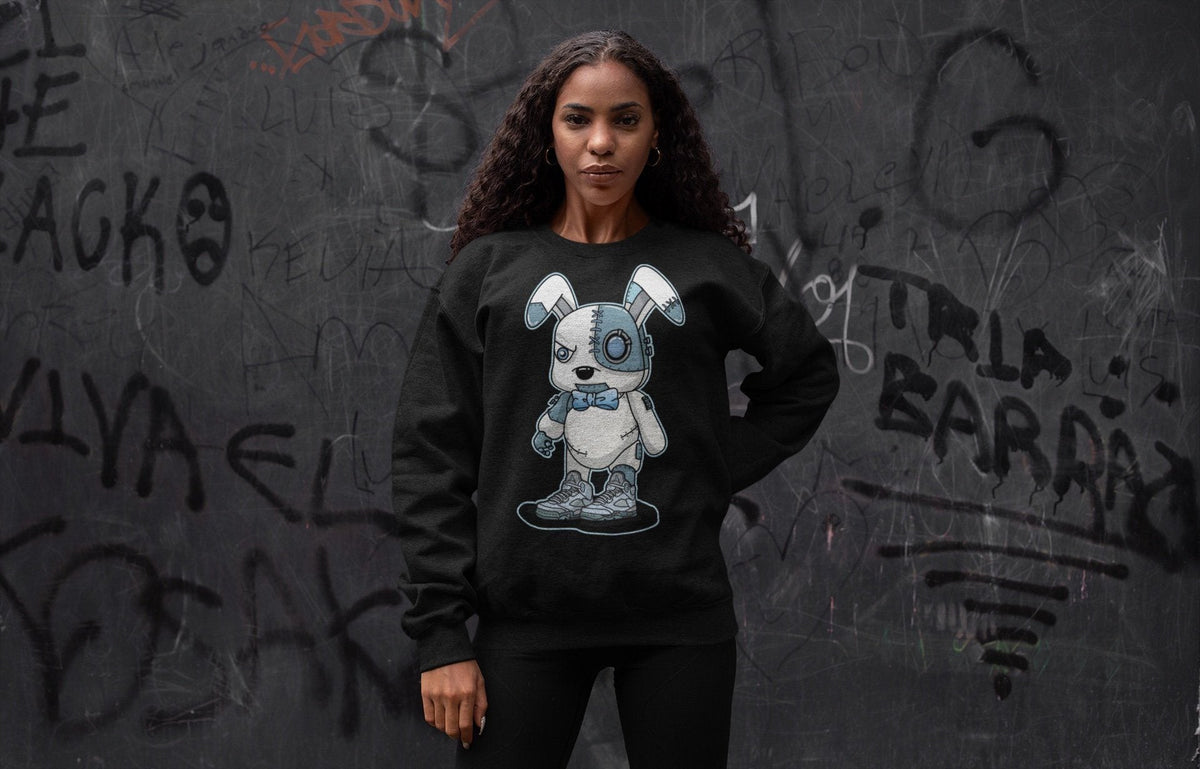 Jordan 5 Blue Bird Shirt To Match Jordans Cyborg Bunny Sneaker Tees Jordan 5 Blue Bird Drip Gear Zone Sneaker Matching Clothing Unisex Shirts