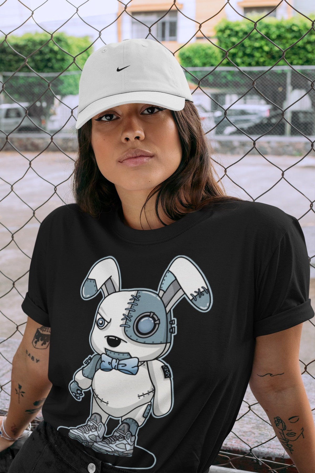 Jordan 5 Blue Bird Shirt To Match Jordans Cyborg Bunny Sneaker Tees Jordan 5 Blue Bird Drip Gear Zone Sneaker Matching Clothing Unisex Shirts