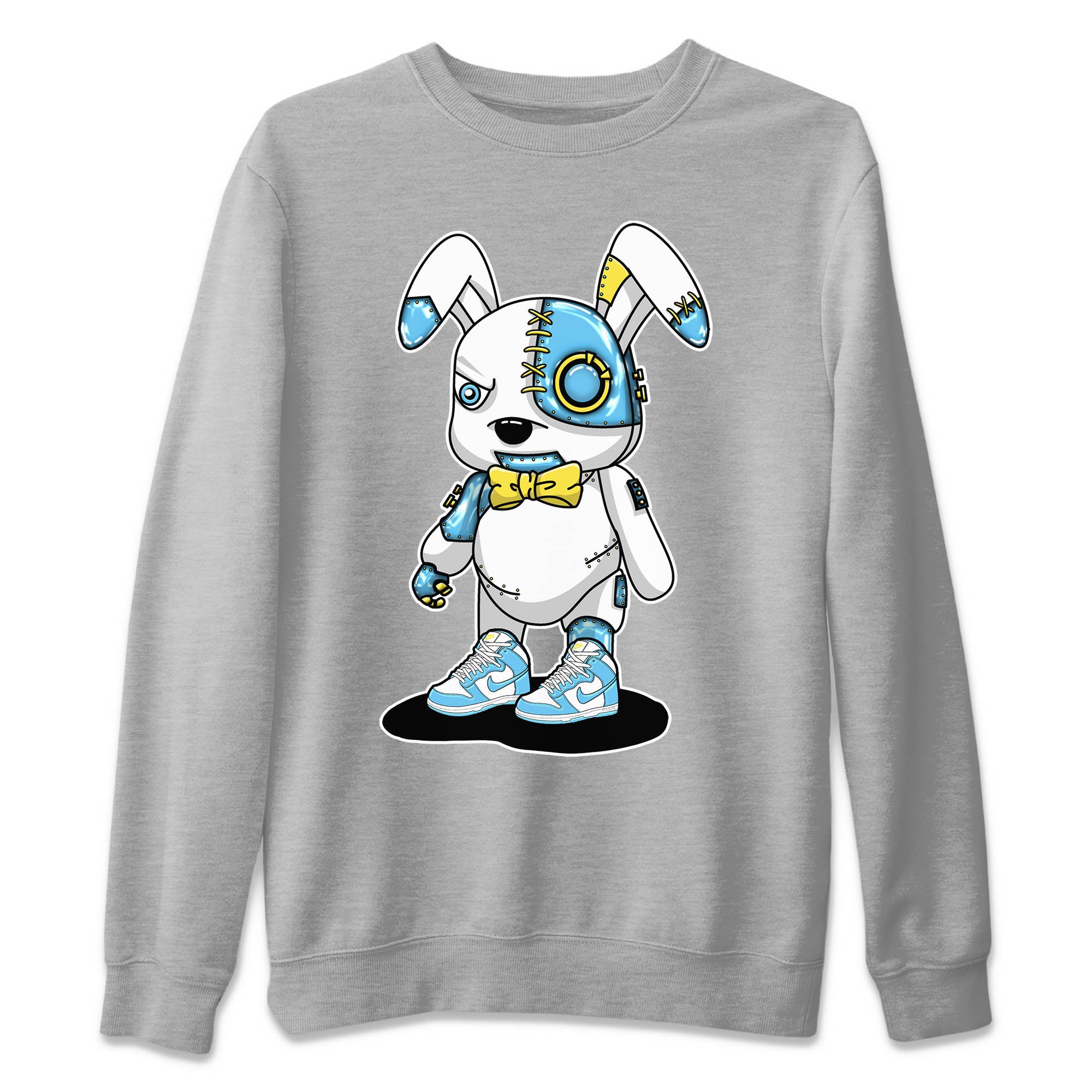 Nike Dunk High Blue Chill Shirt To Match Jordans Cyborg Bunny Sneaker Tees Nike Dunk High Blue Chill Drip Gear Zone Sneaker Matching Clothing Unisex Shirts