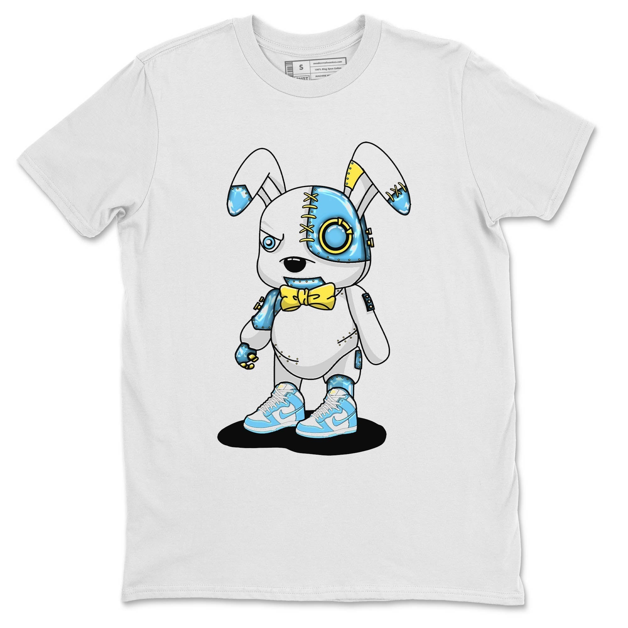 Nike Dunk High Blue Chill Shirt To Match Jordans Cyborg Bunny Sneaker Tees Nike Dunk High Blue Chill Drip Gear Zone Sneaker Matching Clothing Unisex Shirts