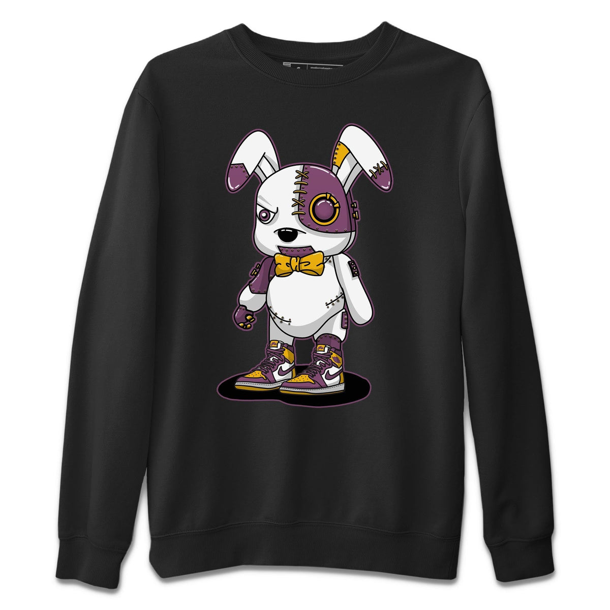Jordan 1 Brotherhood Sneaker Matching T-Shirt Cyborg Bunny Sneaker Tees Jordan 1 Brotherhood Sneaker Release Tees Crew Neck Tees