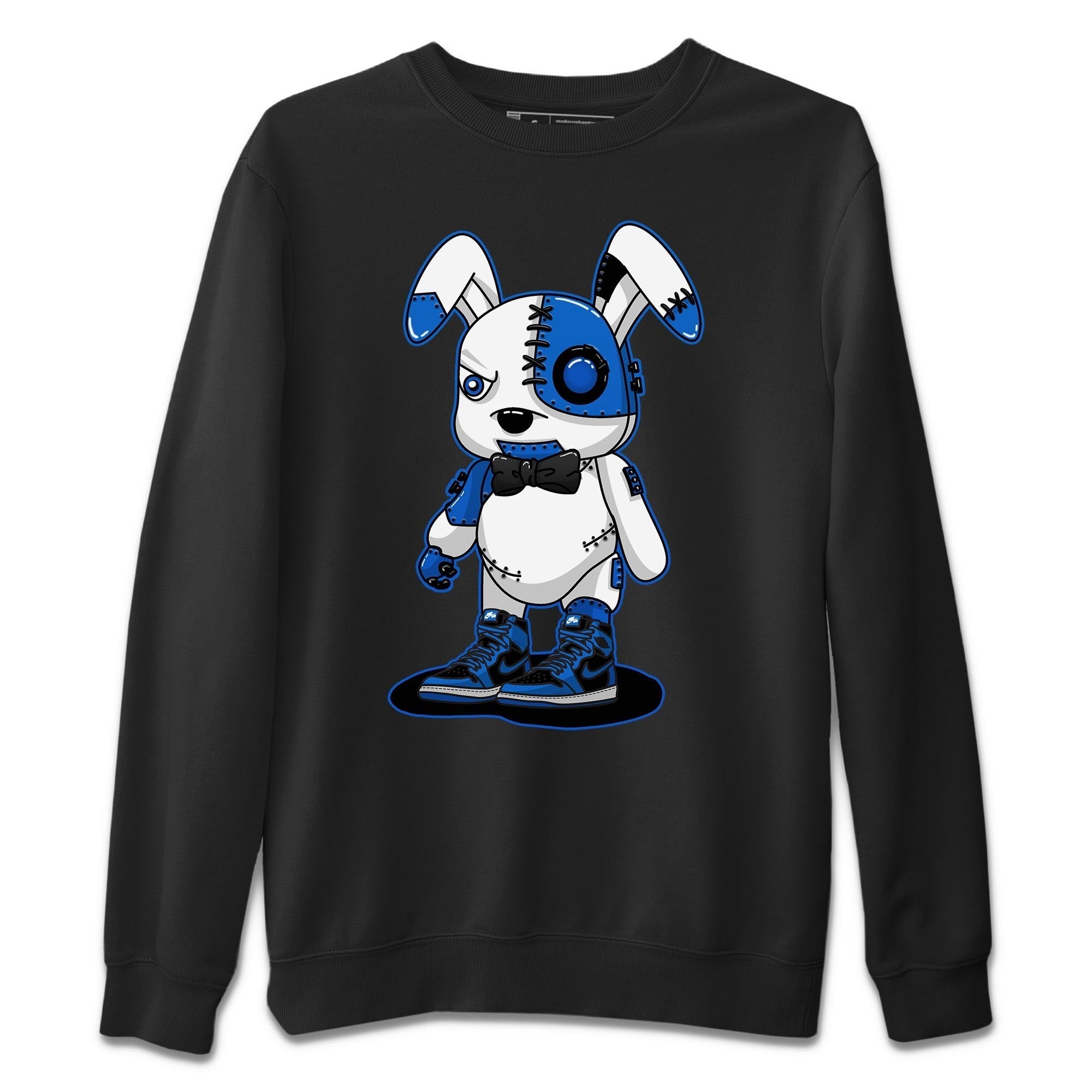 Jordan 1 Dark Marina Blue Sneaker Matching T-Shirt Cyborg Bunny Sneaker Tees Jordan 1 Dark Marina Blue Sneaker Release Tees Crew Neck Tees