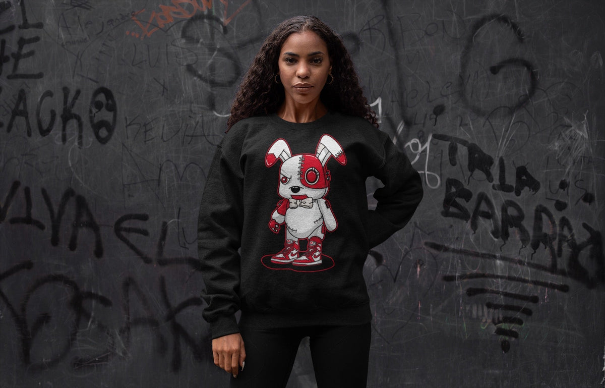 Jordan 1 Newstalgia Sneaker Matching T-Shirt Cyborg Bunny Sneaker Tees Jordan 1 Newstalgia Sneaker Release Tees Crew Neck Tees