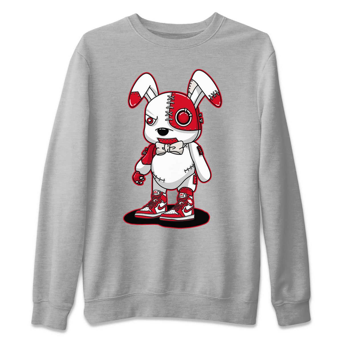 Jordan 1 Newstalgia Sneaker Matching T-Shirt Cyborg Bunny Sneaker Tees Jordan 1 Newstalgia Sneaker Release Tees Crew Neck Tees