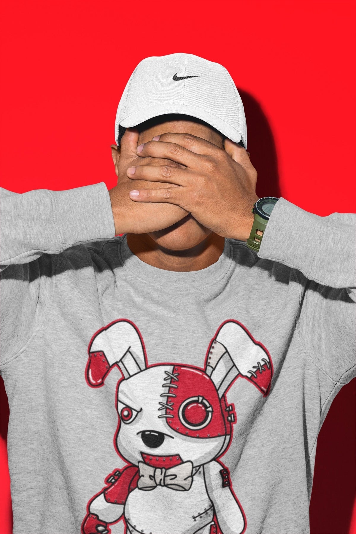 Jordan 1 Newstalgia Sneaker Matching T-Shirt Cyborg Bunny Sneaker Tees Jordan 1 Newstalgia Sneaker Release Tees Crew Neck Tees