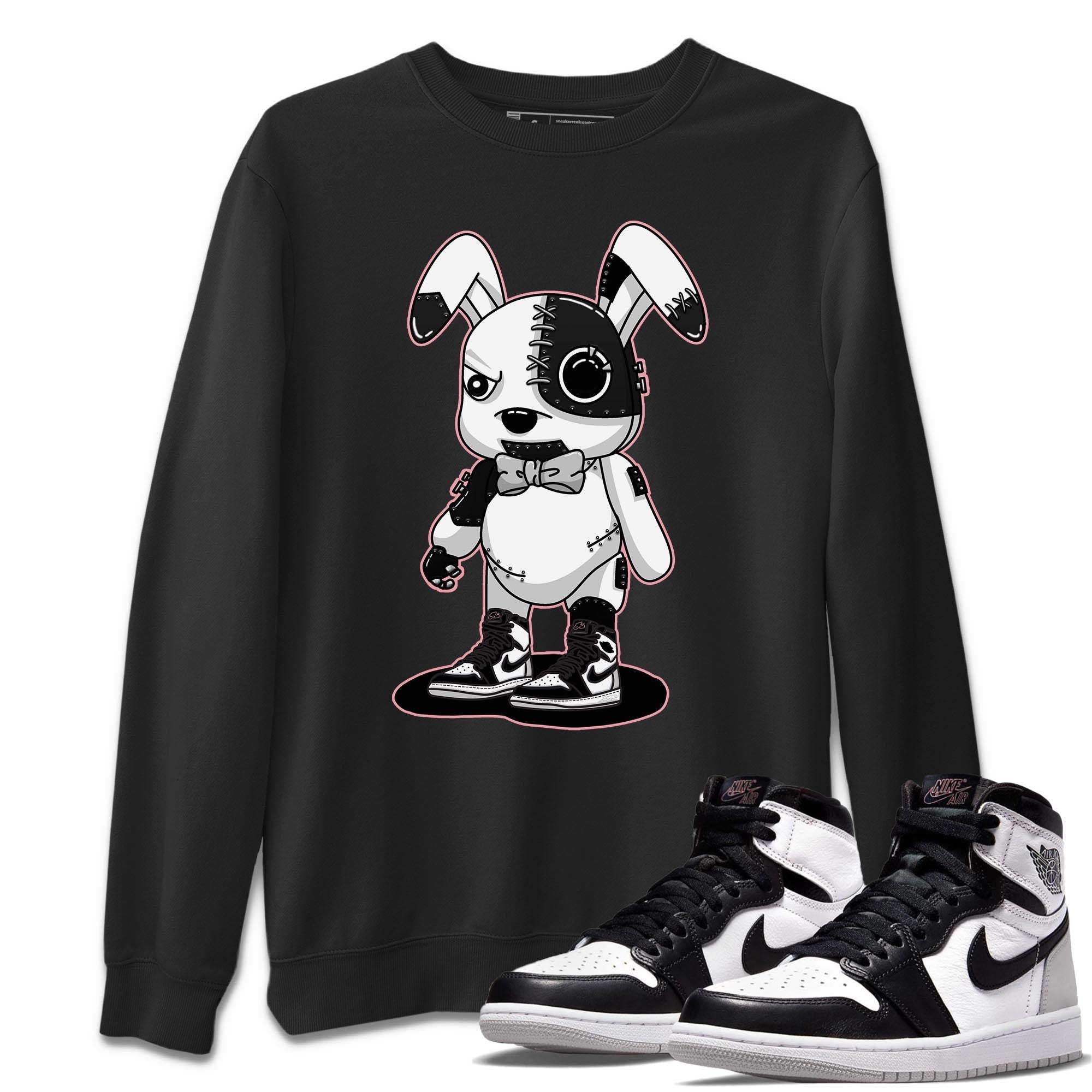 Jordan 1 Stage Haze Sneaker Matching T-Shirt Cyborg Bunny Sneaker Tees Jordan 1 Stage Haze Sneaker Release Tees Crew Neck Tees