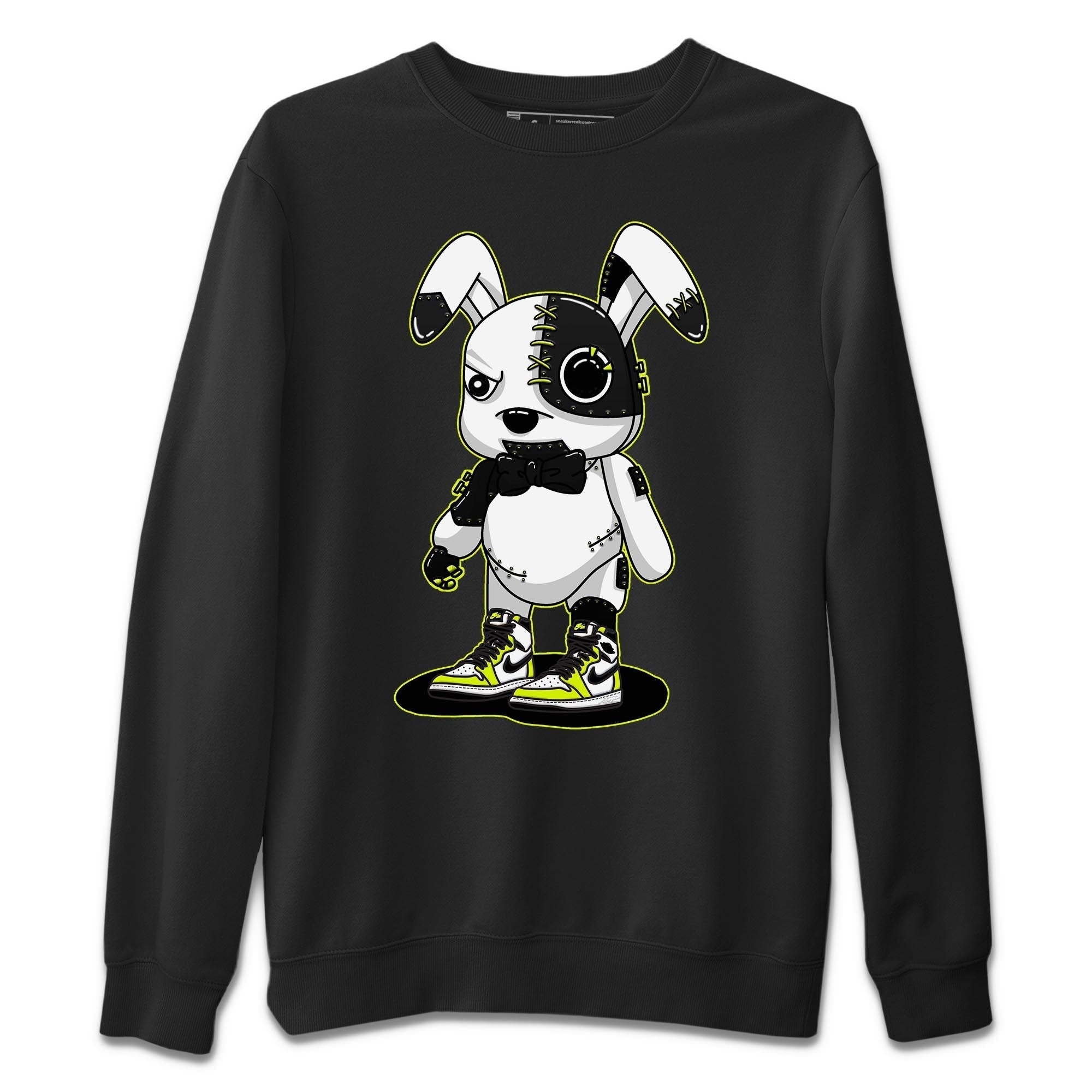 Jordan 1 Visionaire Sneaker Matching T-Shirt Cyborg Bunny Sneaker Tees Jordan 1 Visionaire Sneaker Release Tees Crew Neck Tees