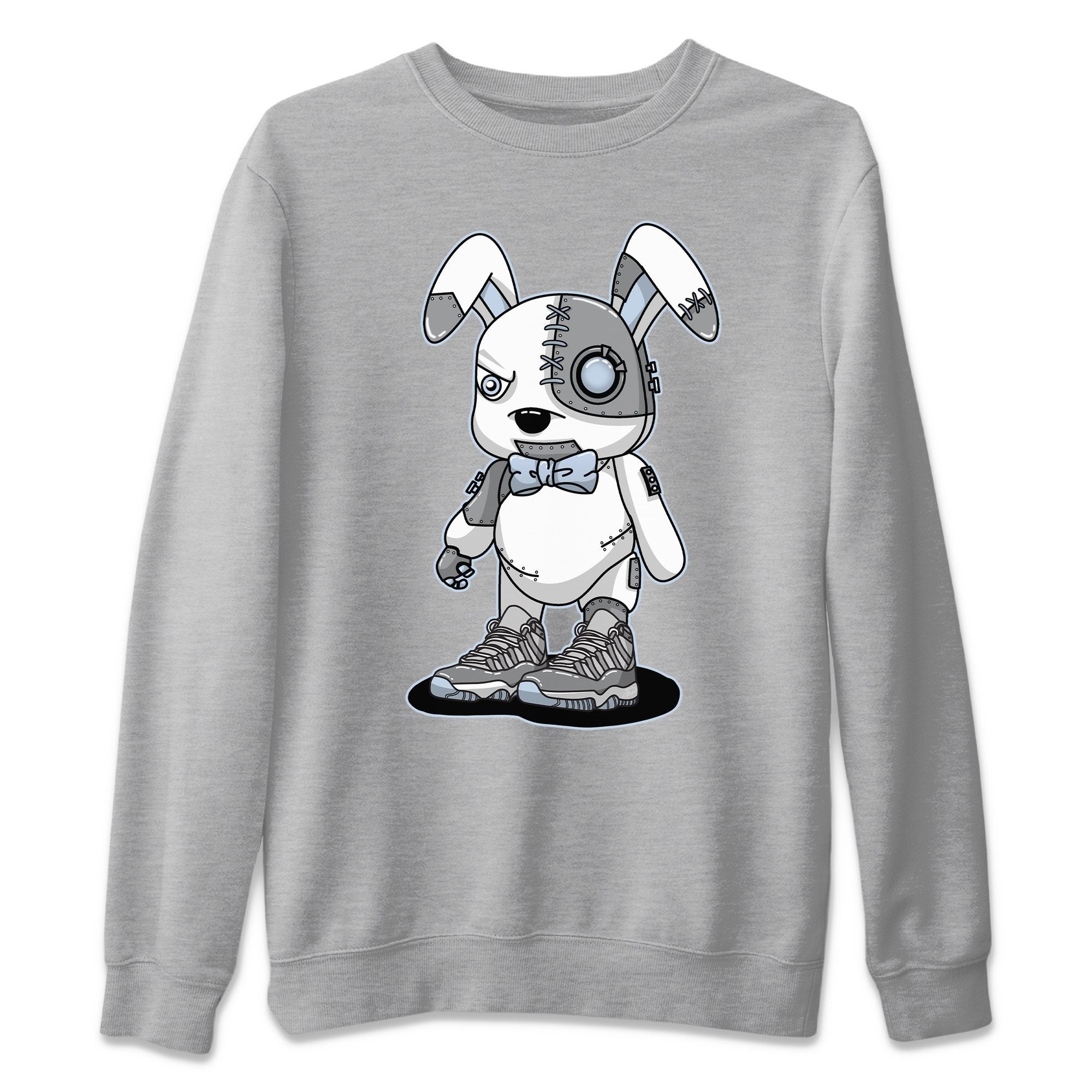 Jordan 11 Cool Grey Shirt To Match Jordans Cyborg Bunny Sneaker Tees Jordan 11 Cool Grey Drip Gear Zone Sneaker Matching Clothing Unisex Shirts