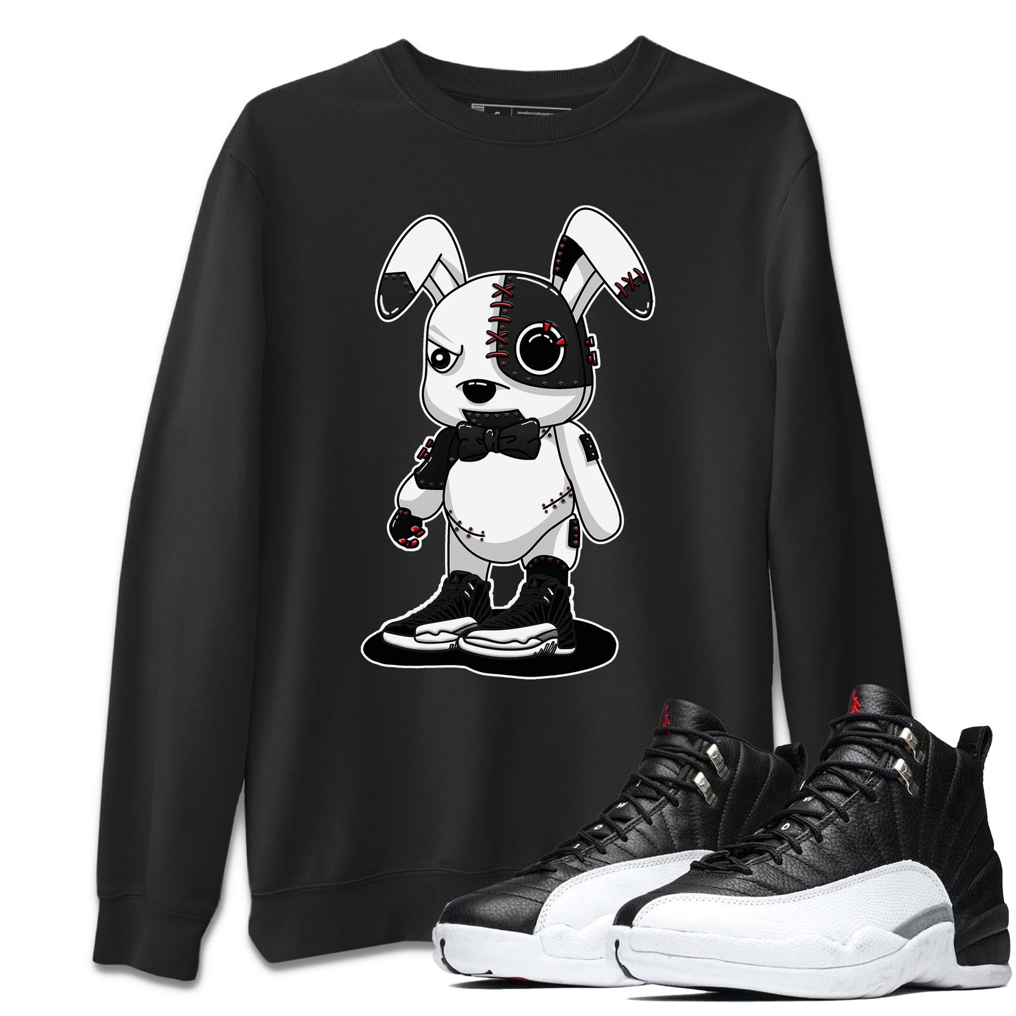 Jordan 12 Playoffs Shirt To Match Jordans Cyborg Bunny Sneaker Tees Jordan 12 Playoffs Drip Gear Zone Sneaker Matching Clothing Unisex Shirts