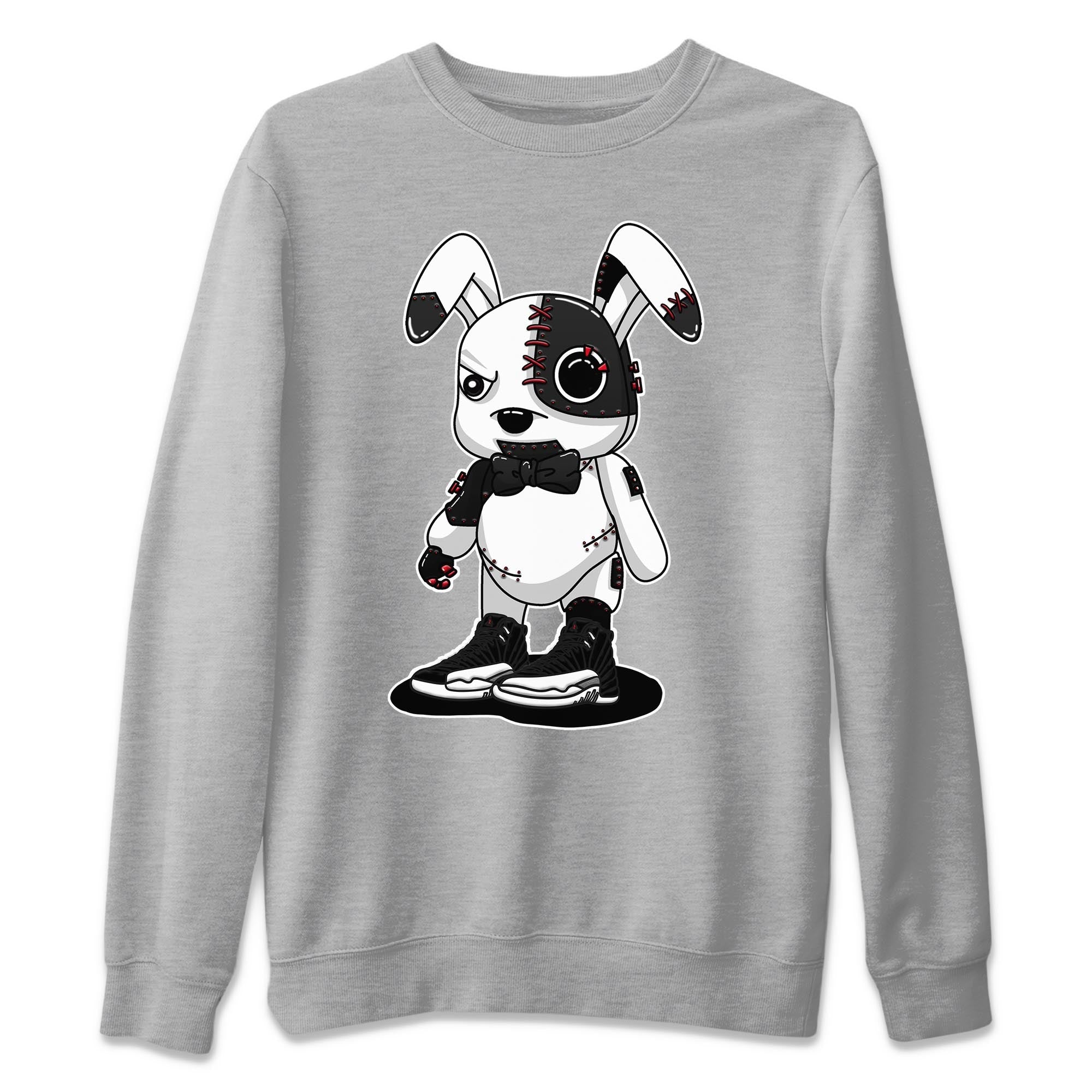 Jordan 12 Playoffs Shirt To Match Jordans Cyborg Bunny Sneaker Tees Jordan 12 Playoffs Drip Gear Zone Sneaker Matching Clothing Unisex Shirts