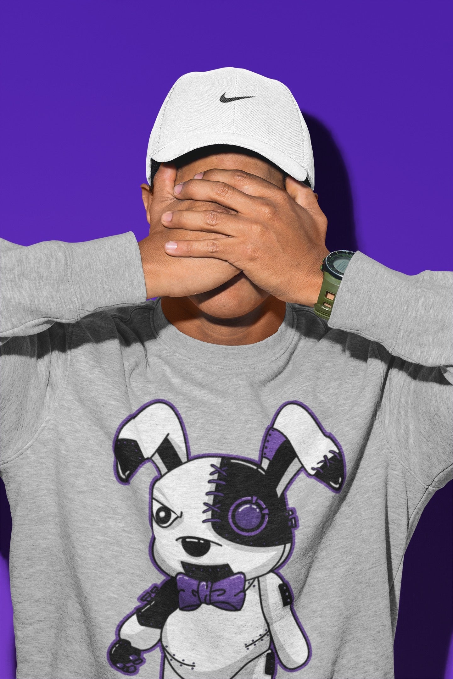 Jordan 13 Court Purple Shirt To Match Jordans Cyborg Bunny Sneaker Tees Jordan 13 Court Purple Drip Gear Zone Sneaker Matching Clothing Unisex Shirts