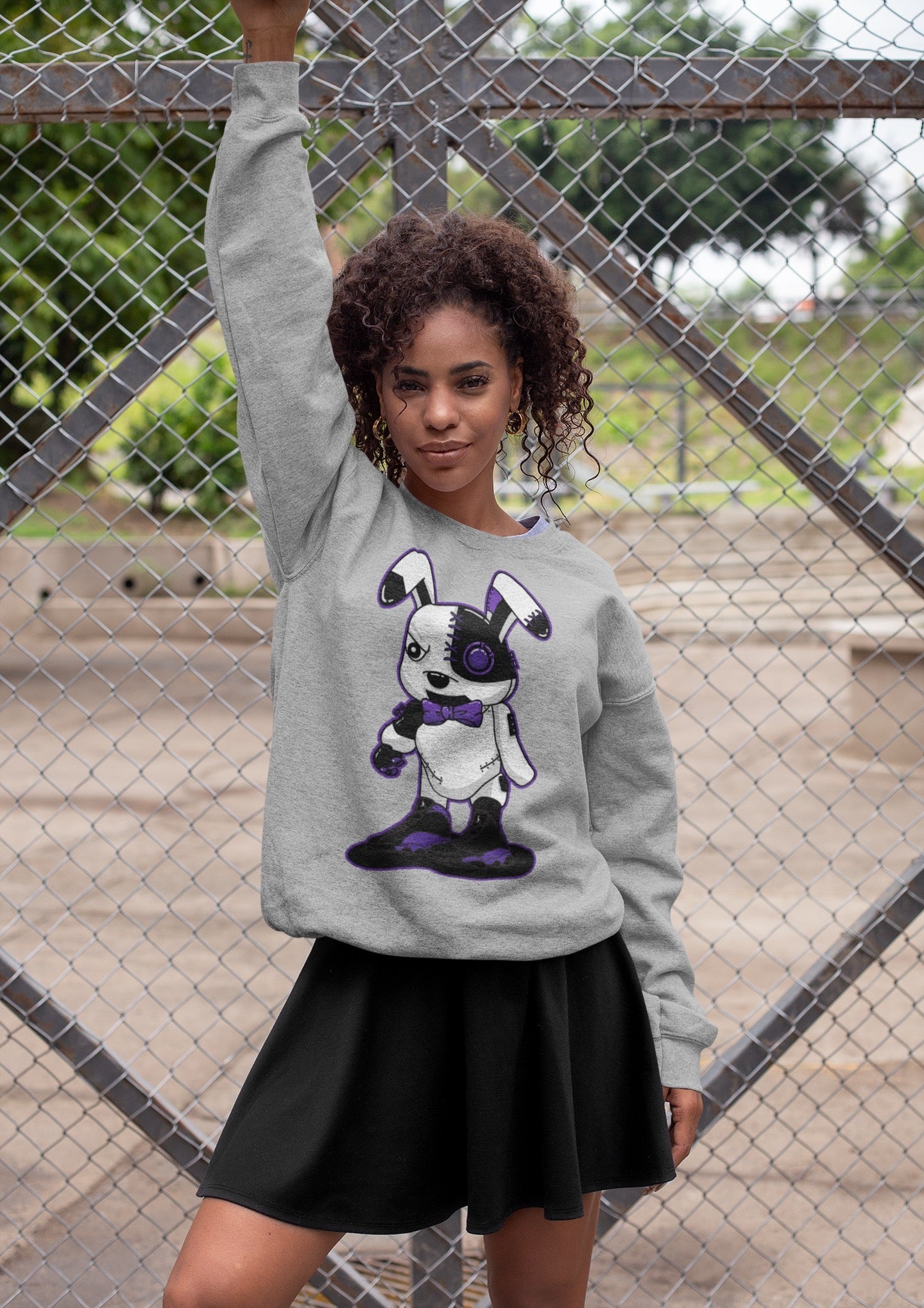 Jordan 13 Court Purple Shirt To Match Jordans Cyborg Bunny Sneaker Tees Jordan 13 Court Purple Drip Gear Zone Sneaker Matching Clothing Unisex Shirts