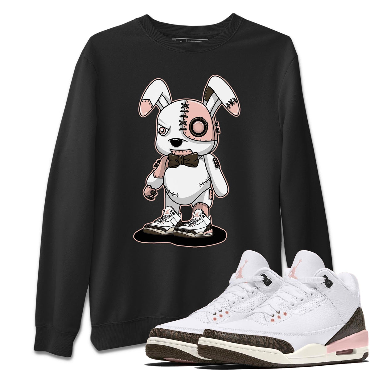 Jordan 3 Atmosphere Sneaker Matching T-Shirt Cyborg Bunny Sneaker Tees Jordan 3 Atmosphere Sneaker Release Tees Crew Neck Tees
