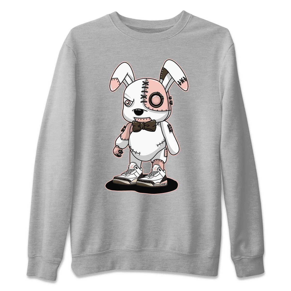 Jordan 3 Atmosphere Sneaker Matching T-Shirt Cyborg Bunny Sneaker Tees Jordan 3 Atmosphere Sneaker Release Tees Crew Neck Tees