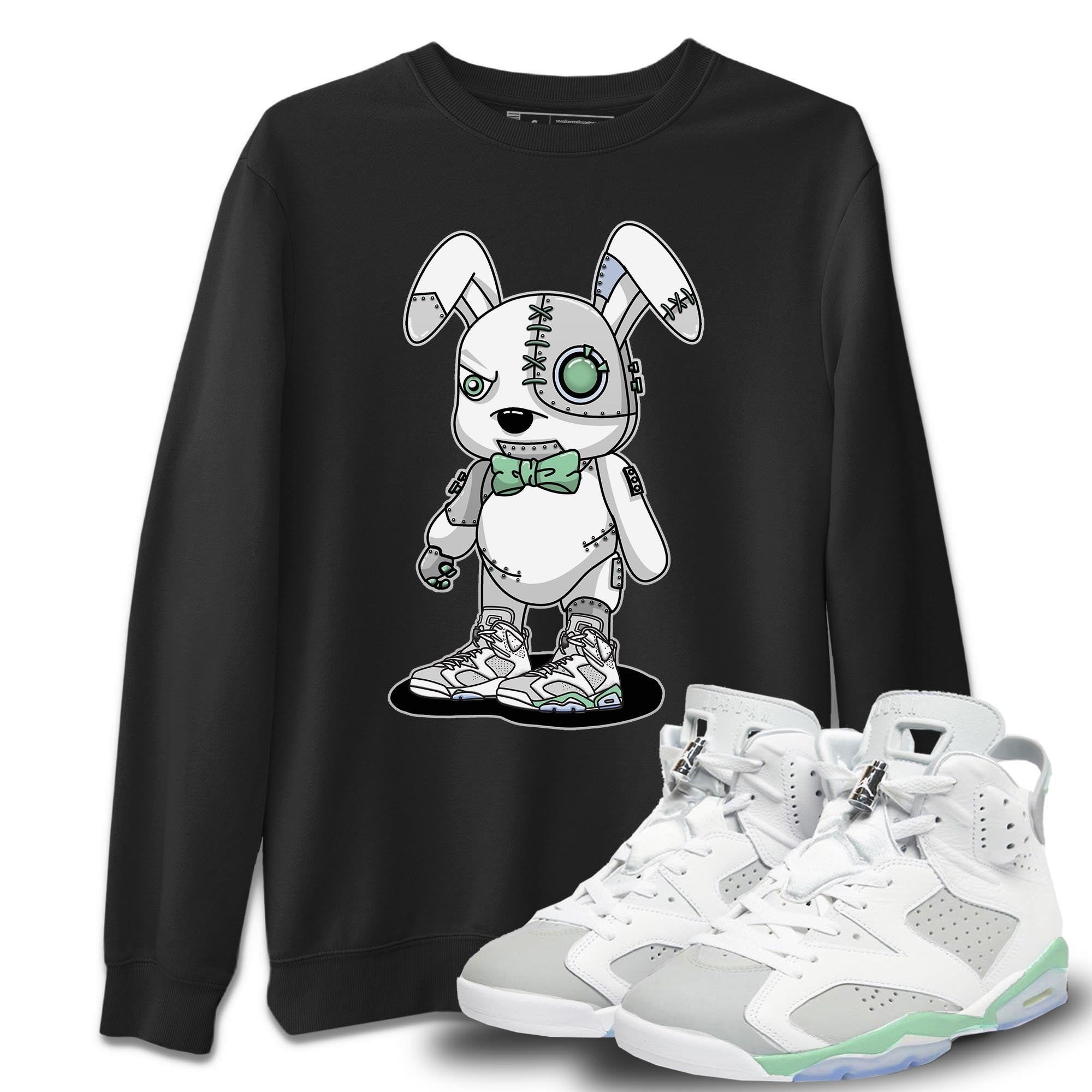 Jordan 6 Mint Foam Shirt To Match Jordans Cyborg Bunny Sneaker Tees Jordan 6 Mint Foam Drip Gear Zone Sneaker Matching Clothing Unisex Shirts