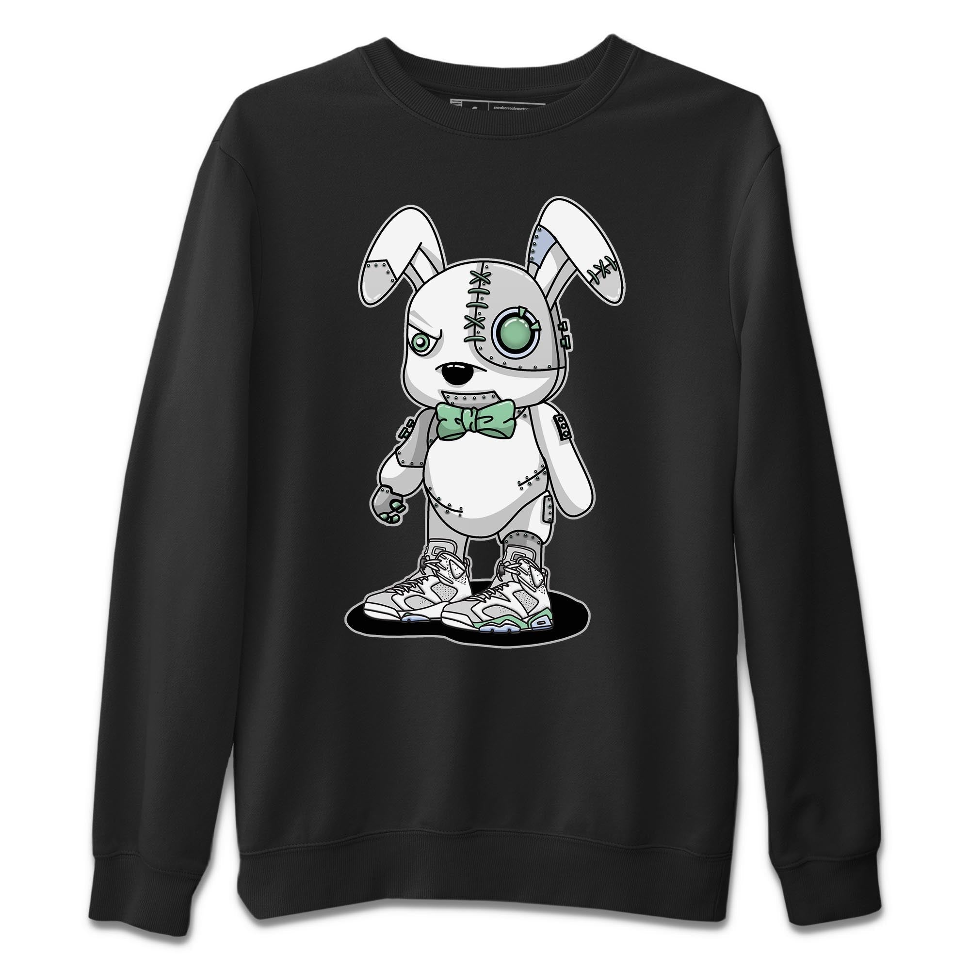 Jordan 6 Mint Foam Shirt To Match Jordans Cyborg Bunny Sneaker Tees Jordan 6 Mint Foam Drip Gear Zone Sneaker Matching Clothing Unisex Shirts