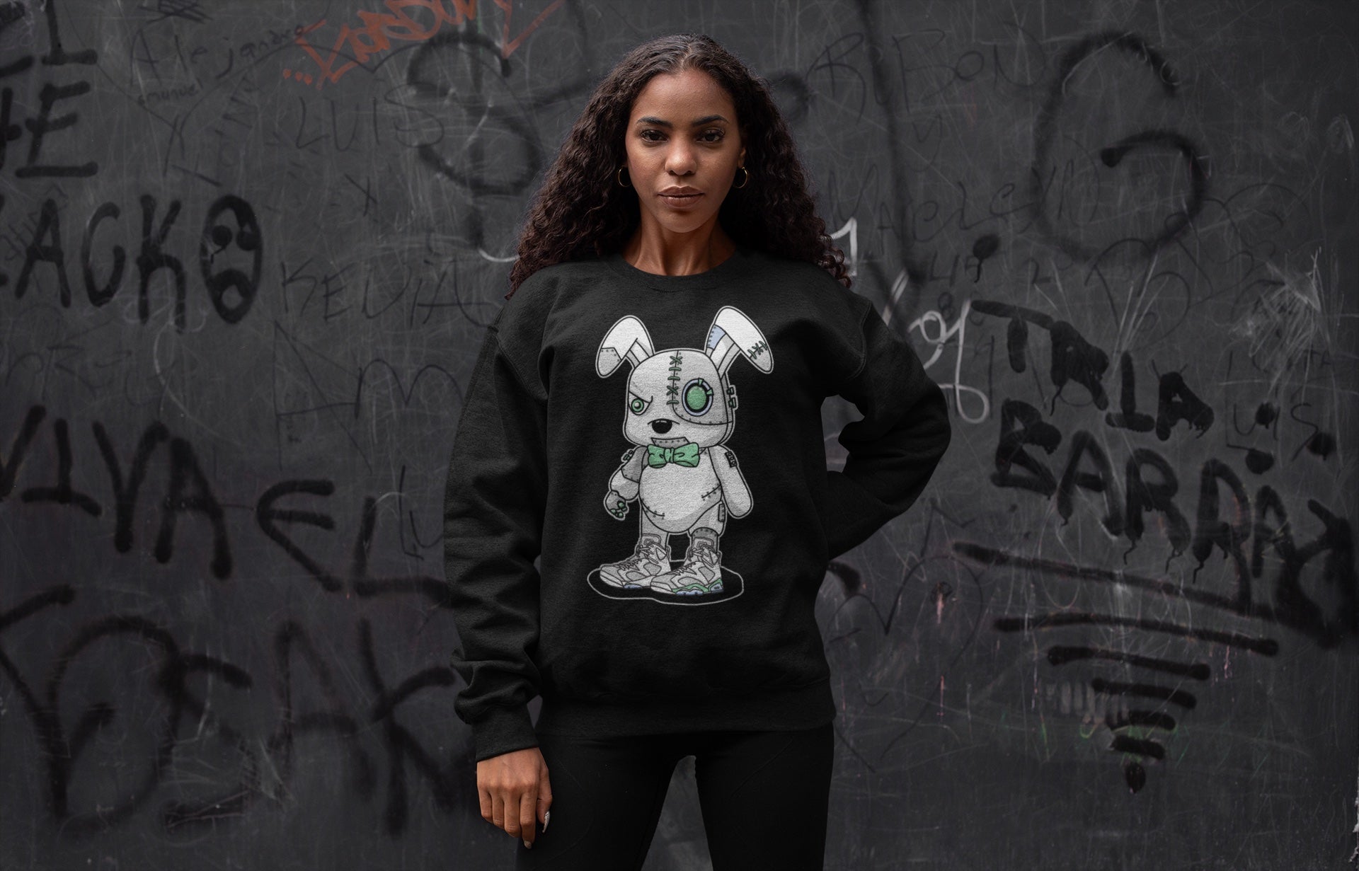 Jordan 6 Mint Foam Shirt To Match Jordans Cyborg Bunny Sneaker Tees Jordan 6 Mint Foam Drip Gear Zone Sneaker Matching Clothing Unisex Shirts