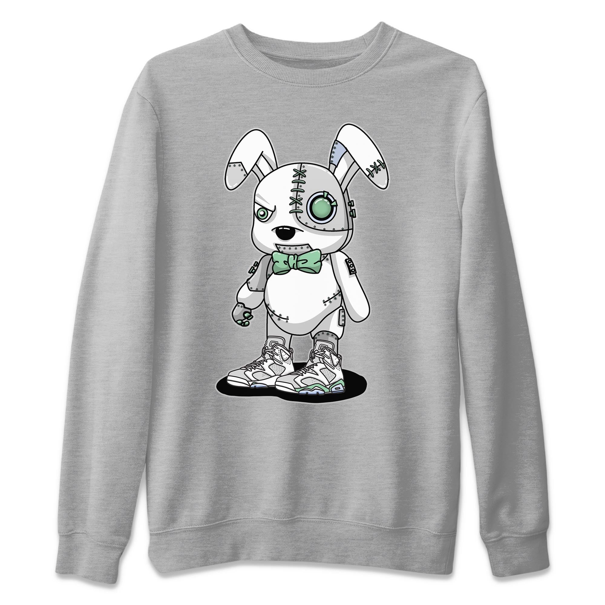 Jordan 6 Mint Foam Shirt To Match Jordans Cyborg Bunny Sneaker Tees Jordan 6 Mint Foam Drip Gear Zone Sneaker Matching Clothing Unisex Shirts