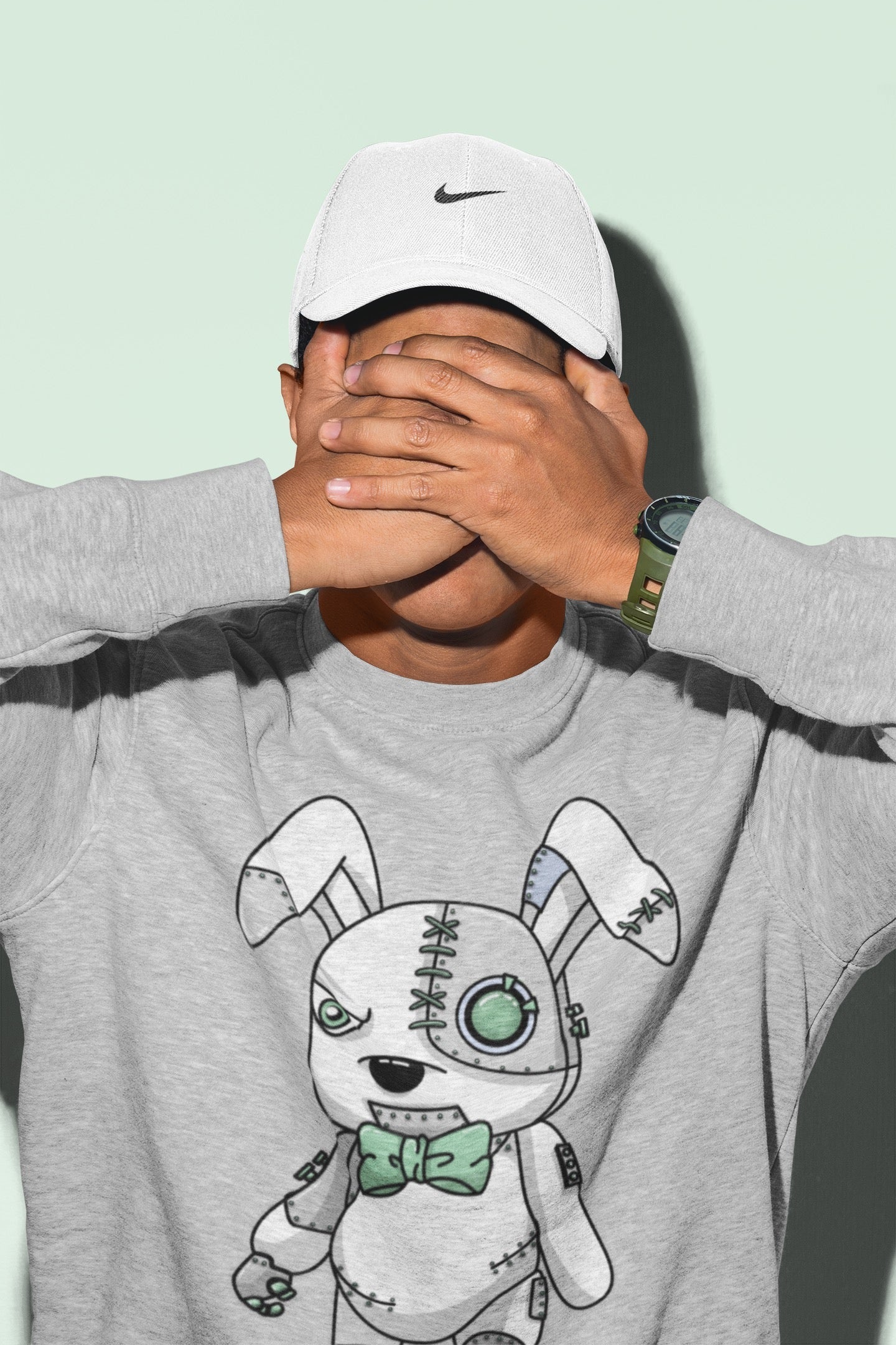 Jordan 6 Mint Foam Shirt To Match Jordans Cyborg Bunny Sneaker Tees Jordan 6 Mint Foam Drip Gear Zone Sneaker Matching Clothing Unisex Shirts