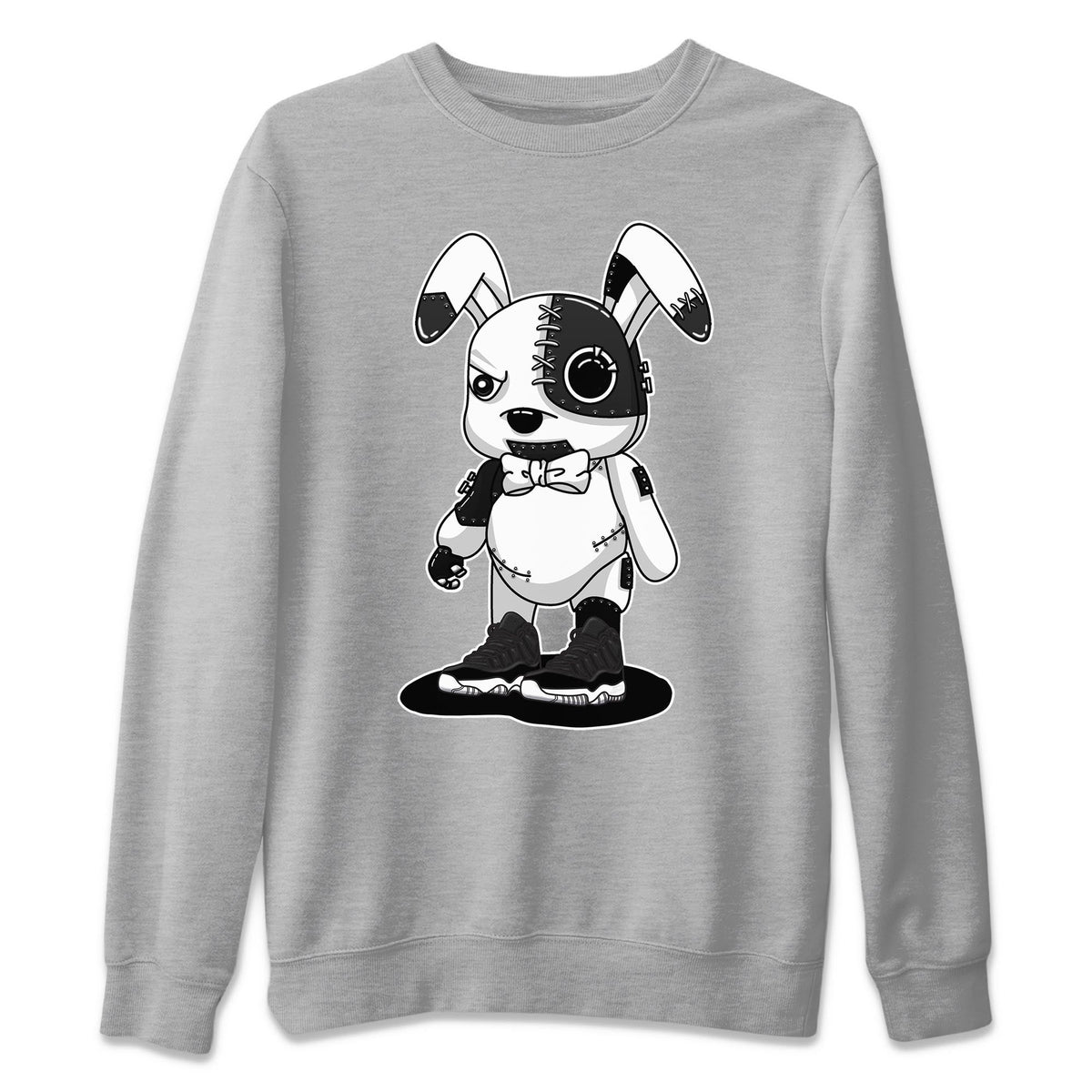 Jordan 11 72-10 Sneaker Matching T-Shirt Cyborg Bunny Sneaker Tees Jordan 11 72-10 Sneaker Release Tees Crew Neck Tees