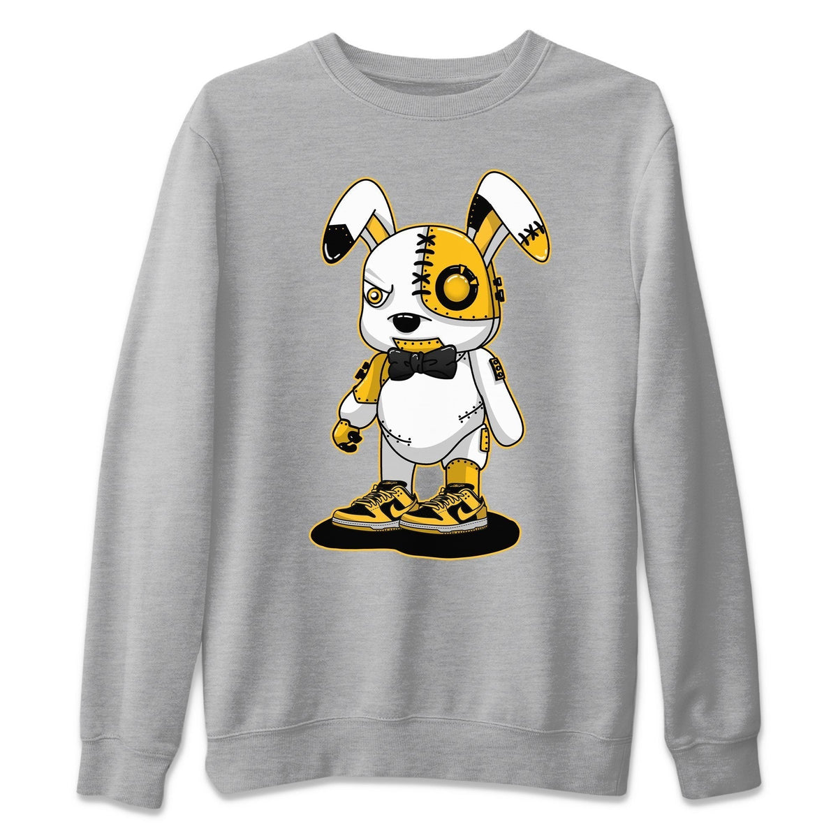 Dunk Championship Goldenrod Sneaker Match Tees Cyborg Bunny Sneaker Tees Dunk Championship Goldenrod Jordan to match sneaker T-Shirt Crew Neck Shirts