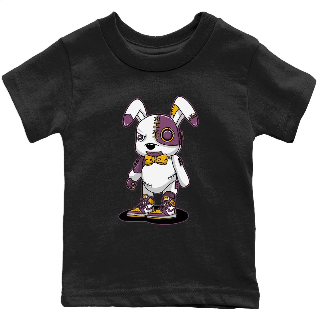 Jordan 1 Brotherhood Sneaker Matching T-Shirt Cyborg Bunny Sneaker Tees Jordan 1 Brotherhood Sneaker Release Tees Kids Shirts