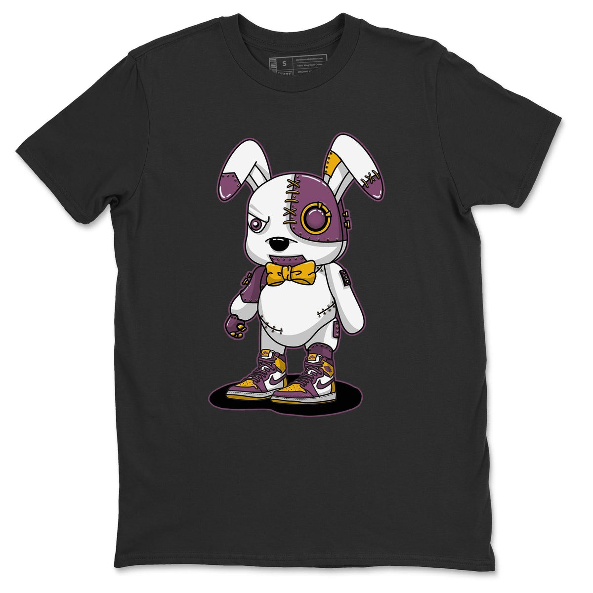 Jordan 1 Brotherhood Sneaker Matching T-Shirt Cyborg Bunny Sneaker Tees Jordan 1 Brotherhood Sneaker Release Tees Crew Neck Tees