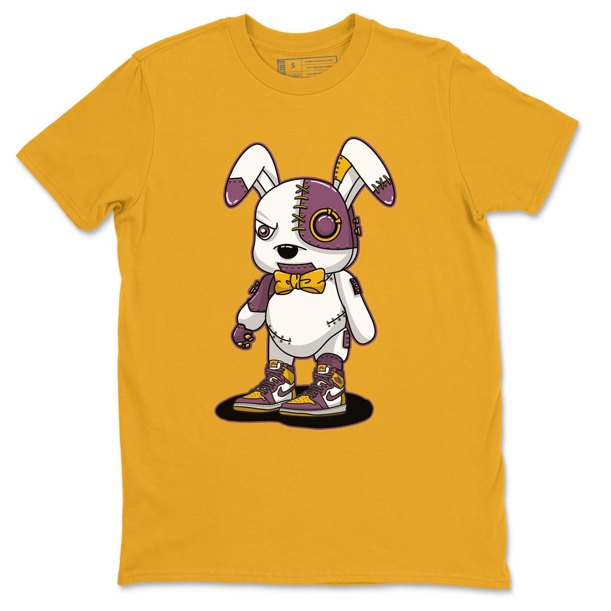 Jordan 1 Brotherhood Sneaker Matching T-Shirt Cyborg Bunny Sneaker Tees Jordan 1 Brotherhood Sneaker Release Tees Crew Neck Tees