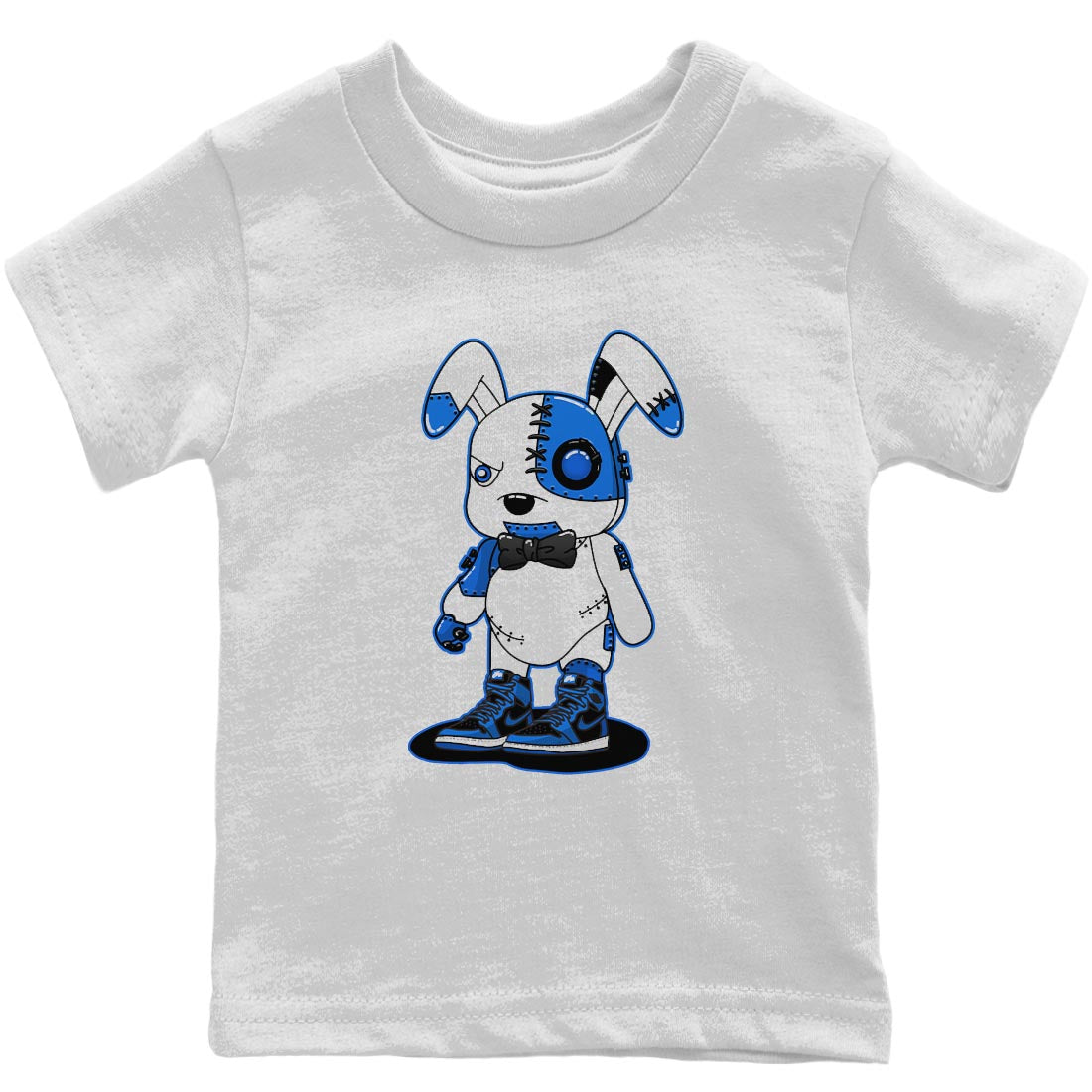 Jordan 1 Dark Marina Blue Sneaker Matching T-Shirt Cyborg Bunny Sneaker Tees Jordan 1 Dark Marina Blue Sneaker Release Tees Kids Shirts